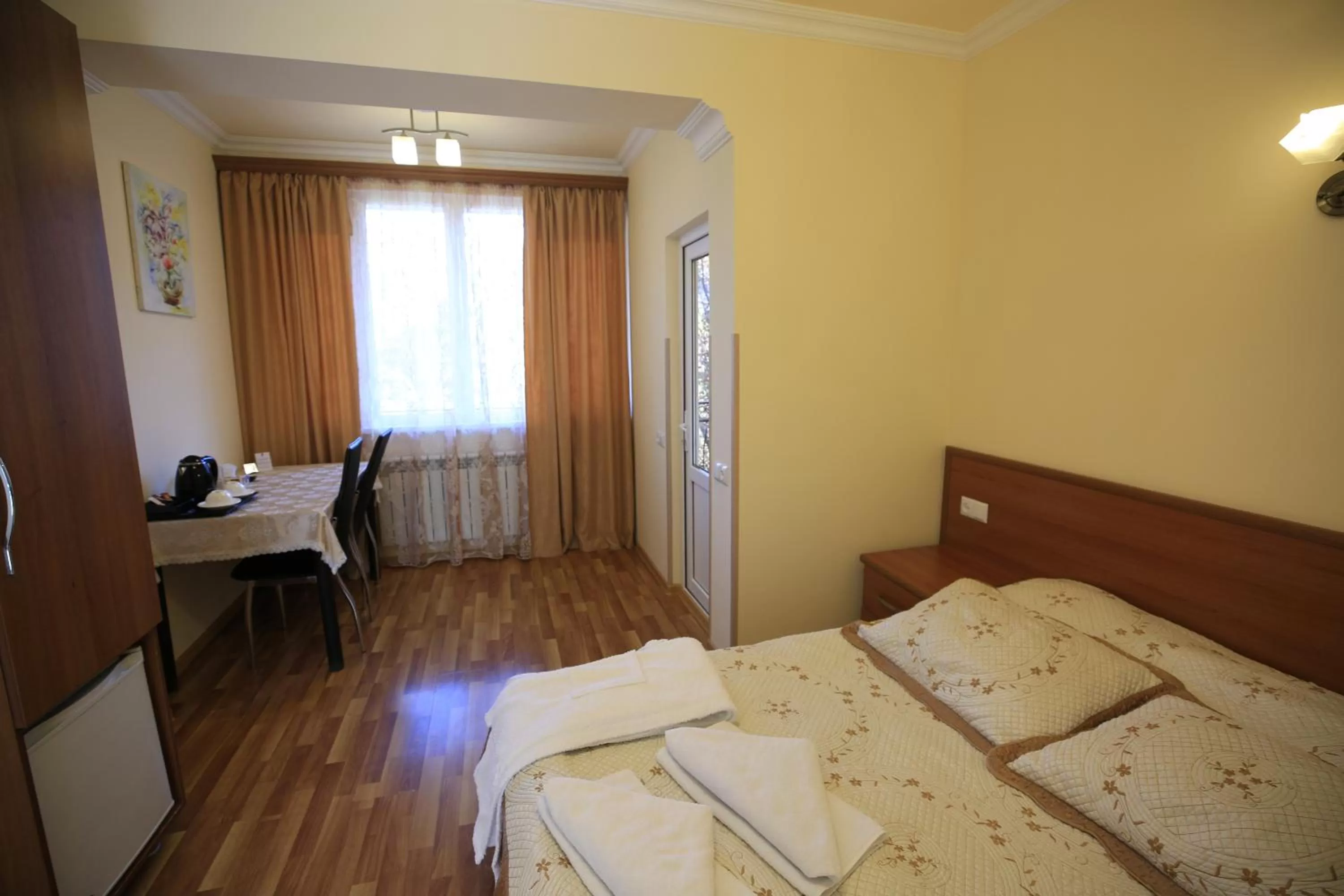 Bed in Jermuk Ani Hotel