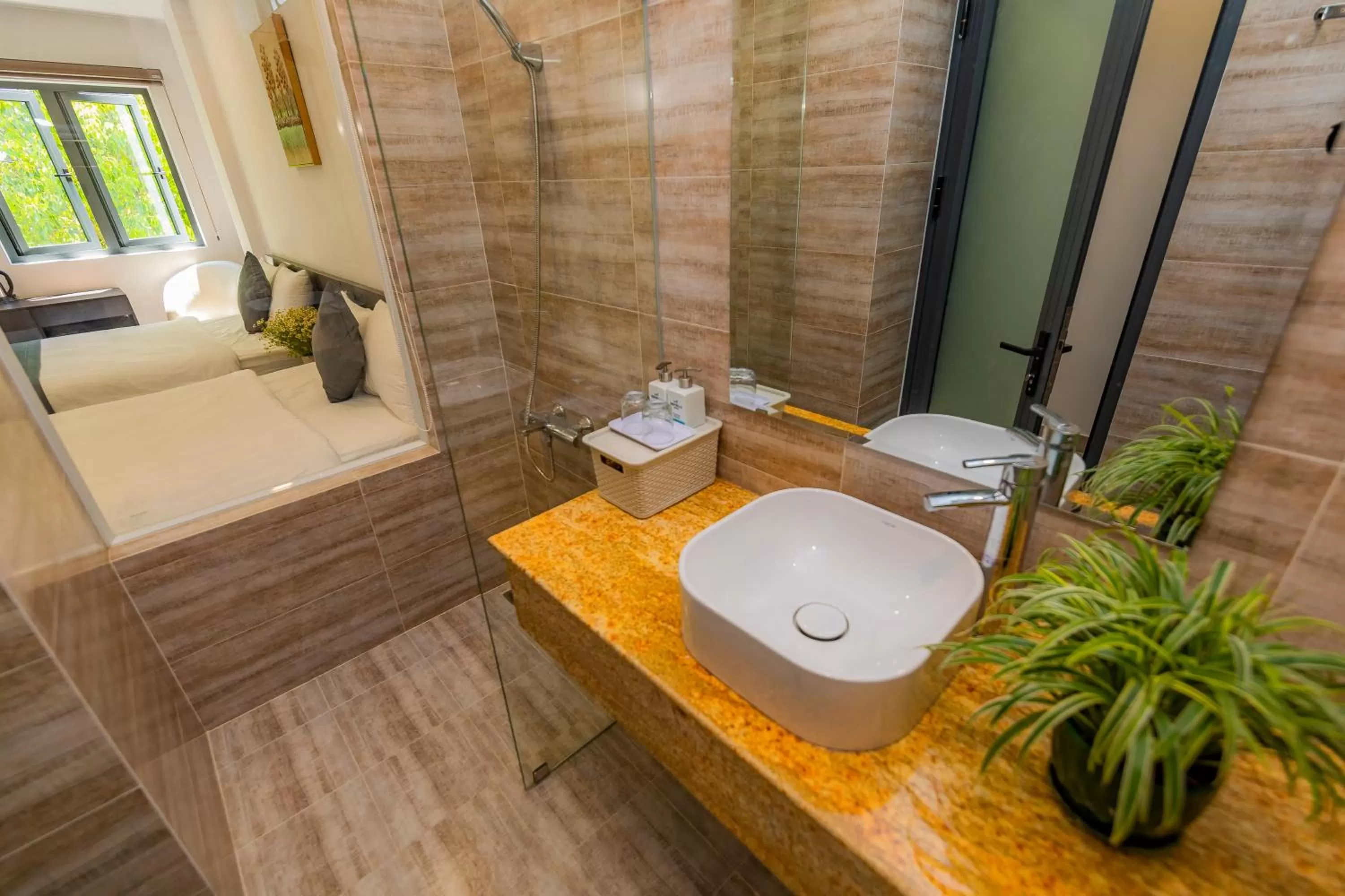 Bathroom in Khanh Uyen 3 Hotel