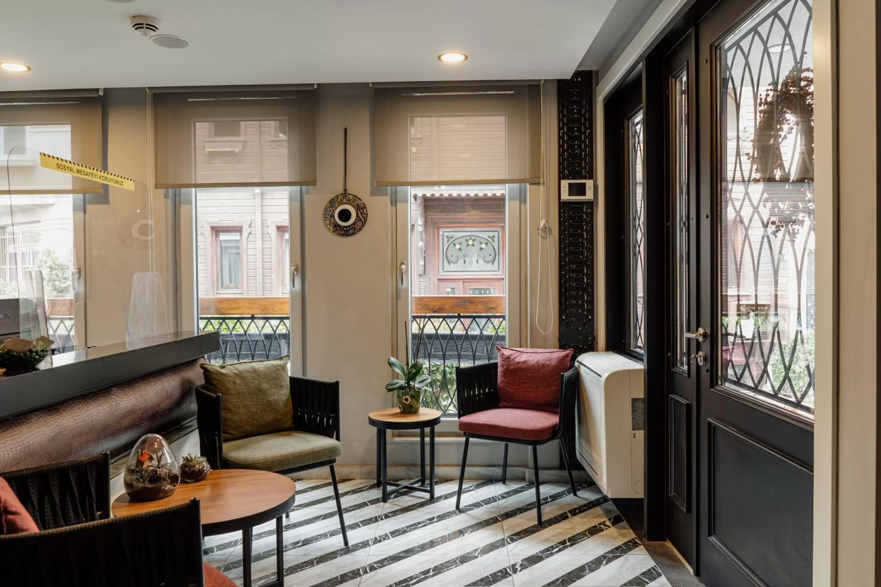 Lobby or reception in Hotel Poem