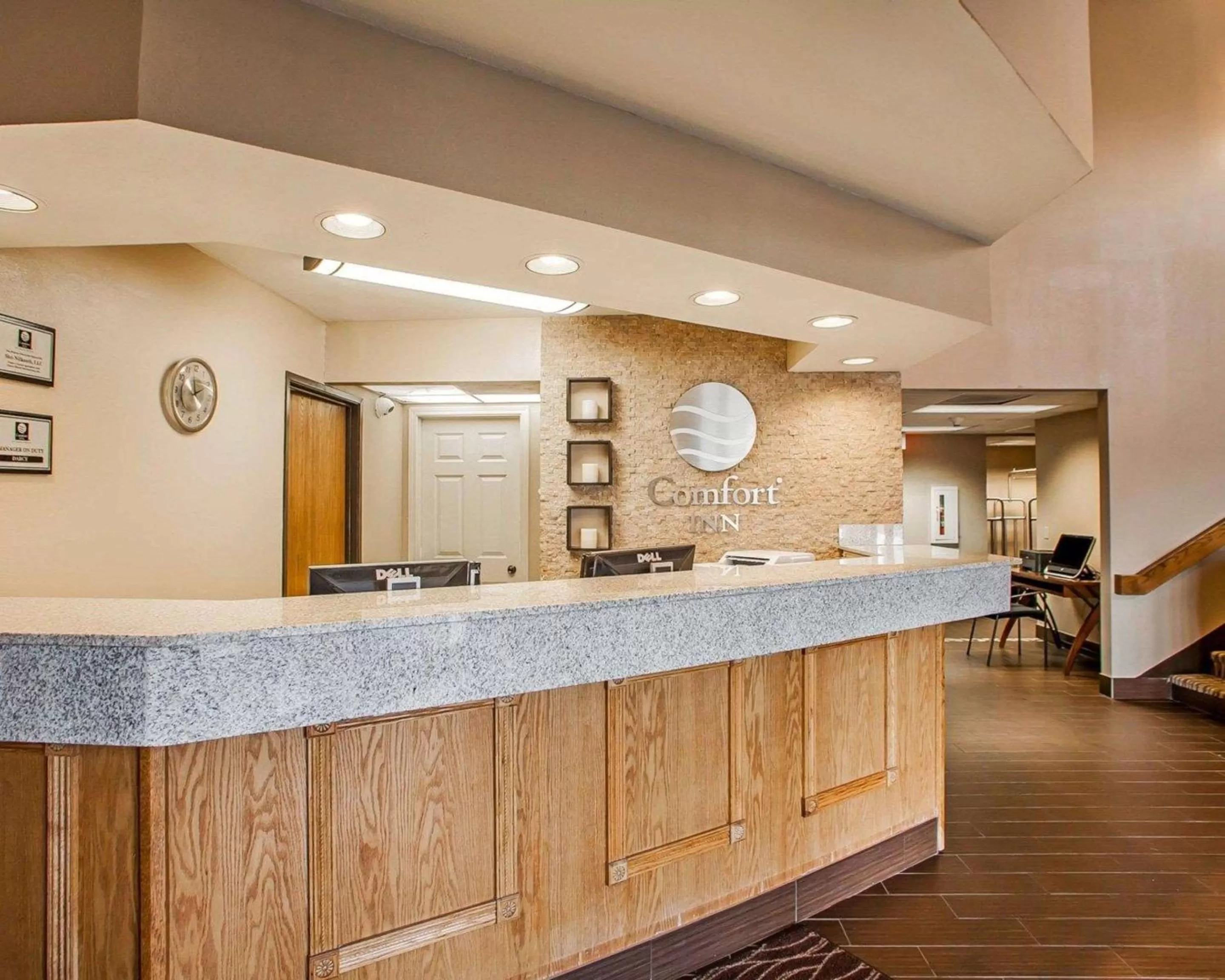 Lobby or reception in Comfort Inn Marshalltown South