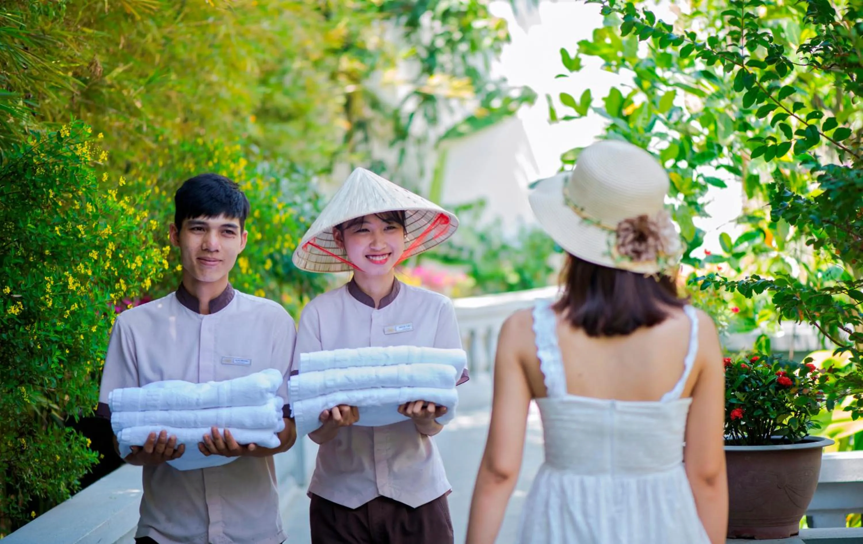 Staff in Hoi An Garden Palace and Spa - A Boutique Inspired by Nature