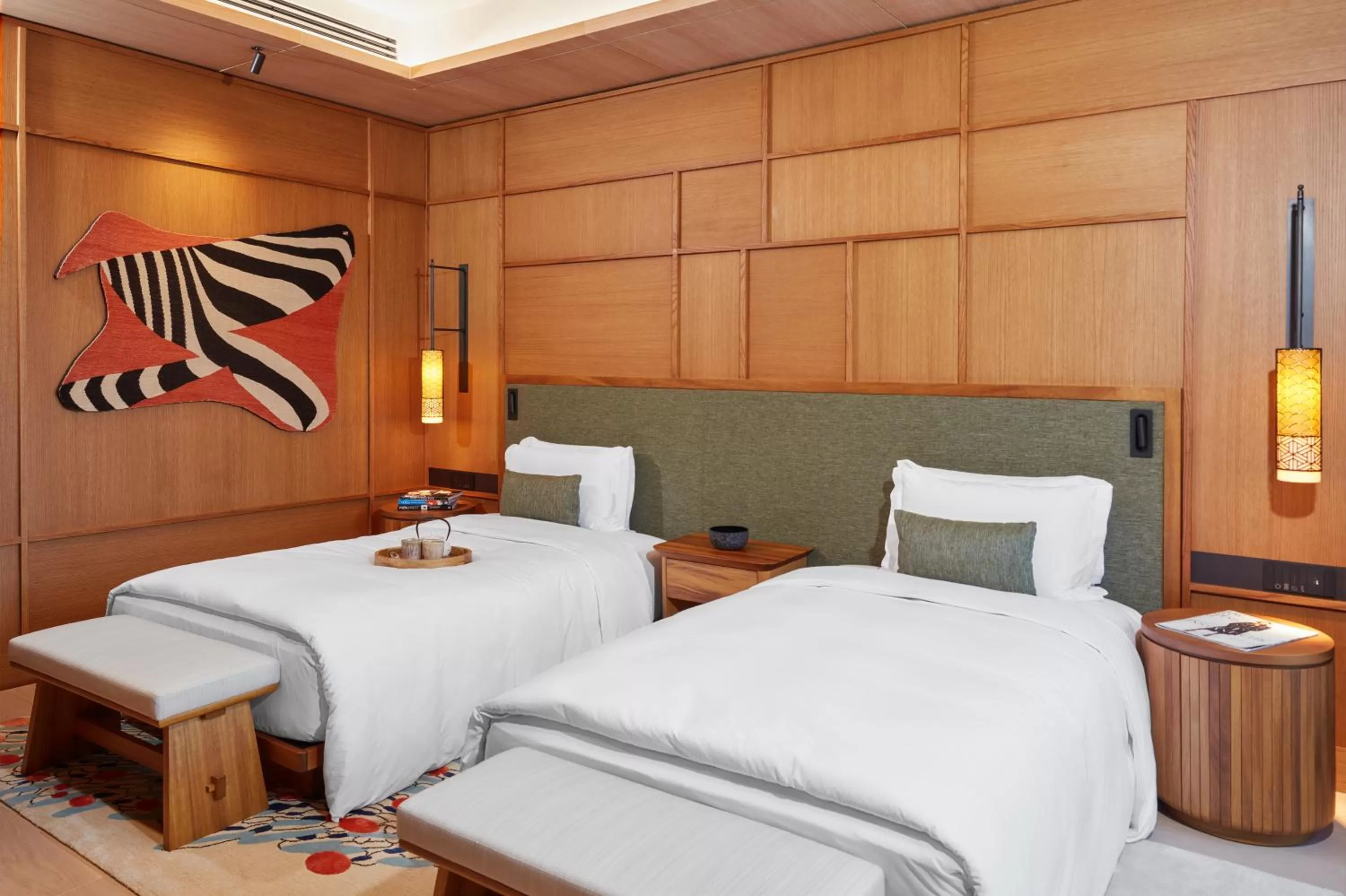 Bed in The Ritz-Carlton, Istanbul at the Bosphorus