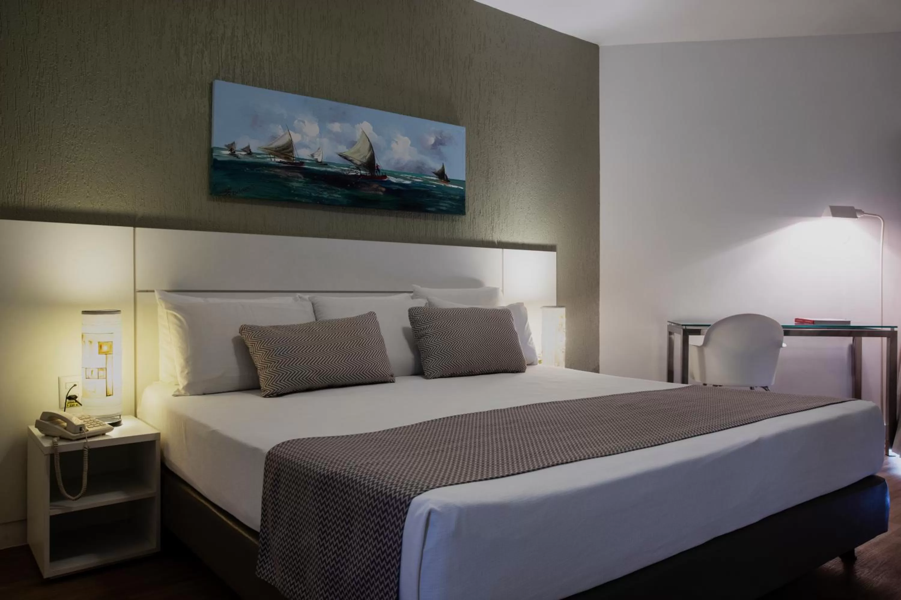 Bedroom, Bed in Maceió Atlantic Suites