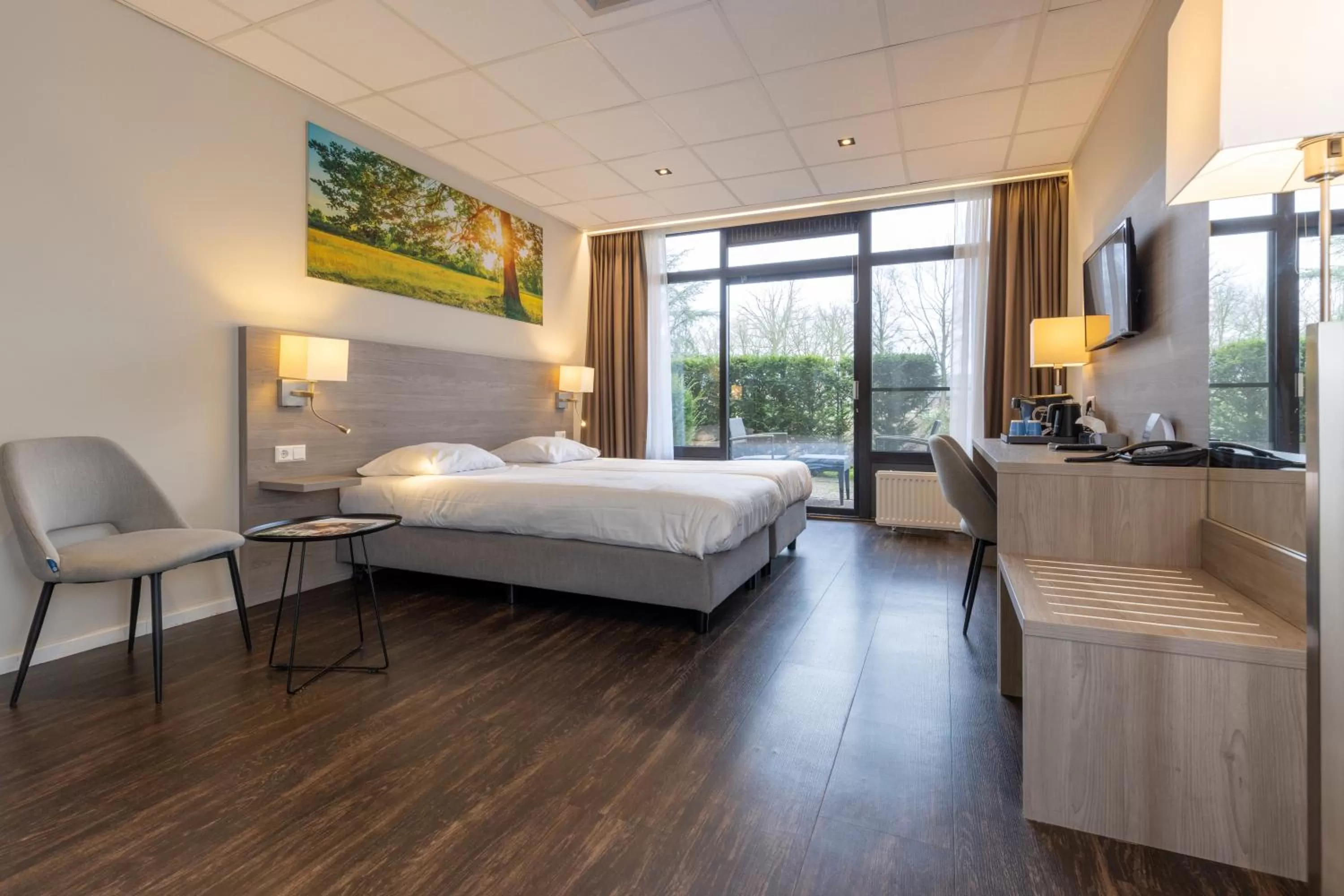 Bedroom, Bed in Fletcher Hotel-Restaurant Frerikshof