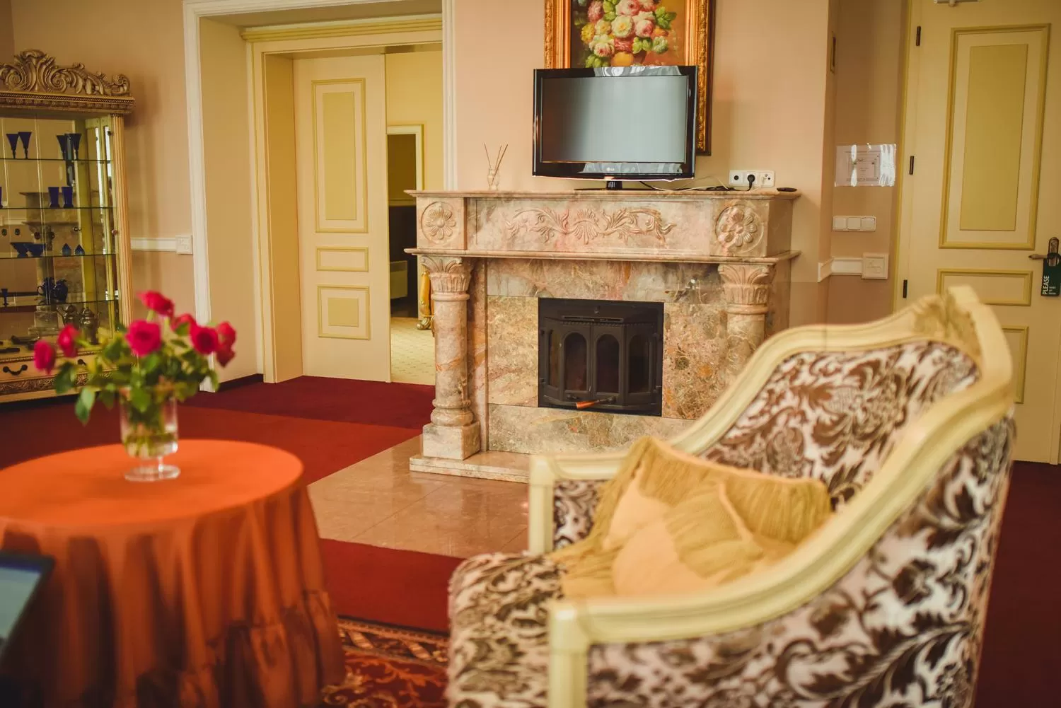 Living room in Zámek Kamenný Dvůr