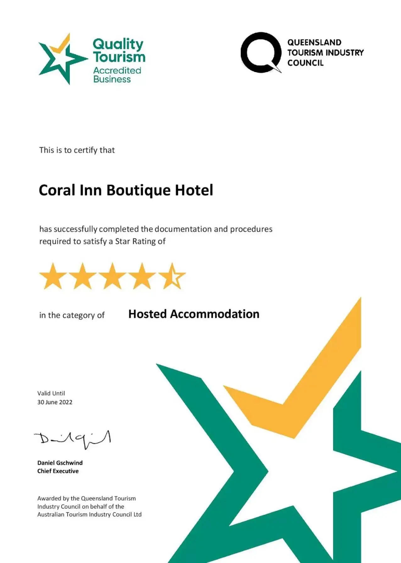 Double Room with Ensuite in Coral Inn Boutique Motel Double Room with Ensuite in Coral Inn Boutique Motel