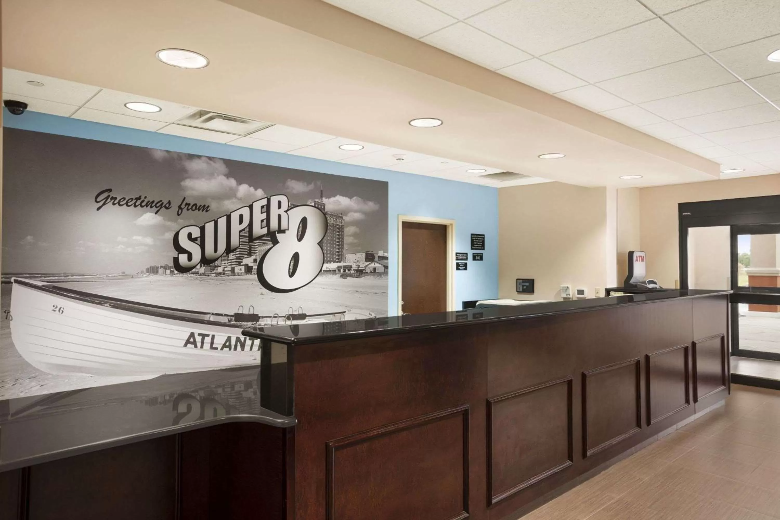 Lobby or reception in Super 8 by Wyndham Pennsville/Wilmington