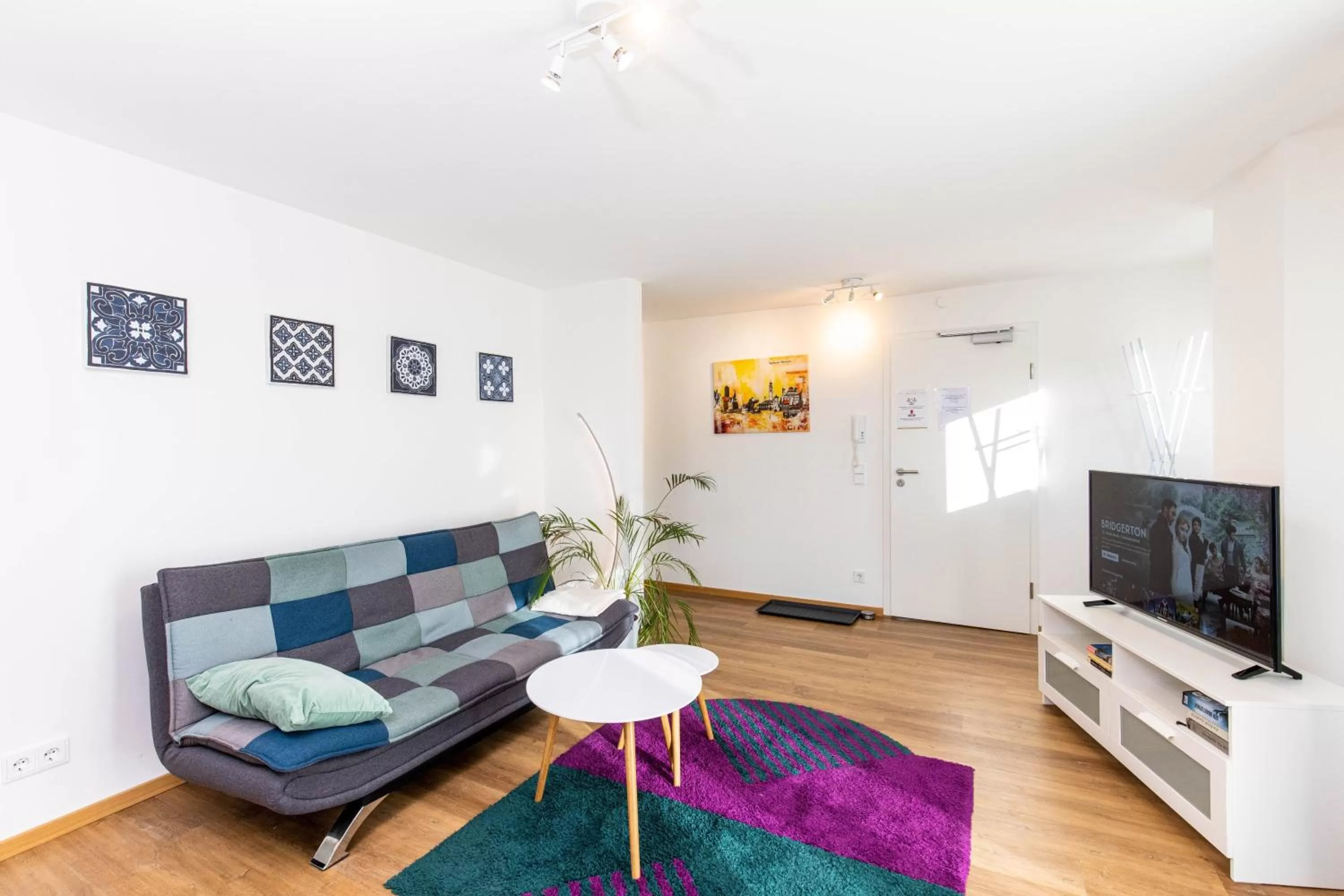 Living room in Arbio I Cozy Apartments Augsburg-Lechhausen