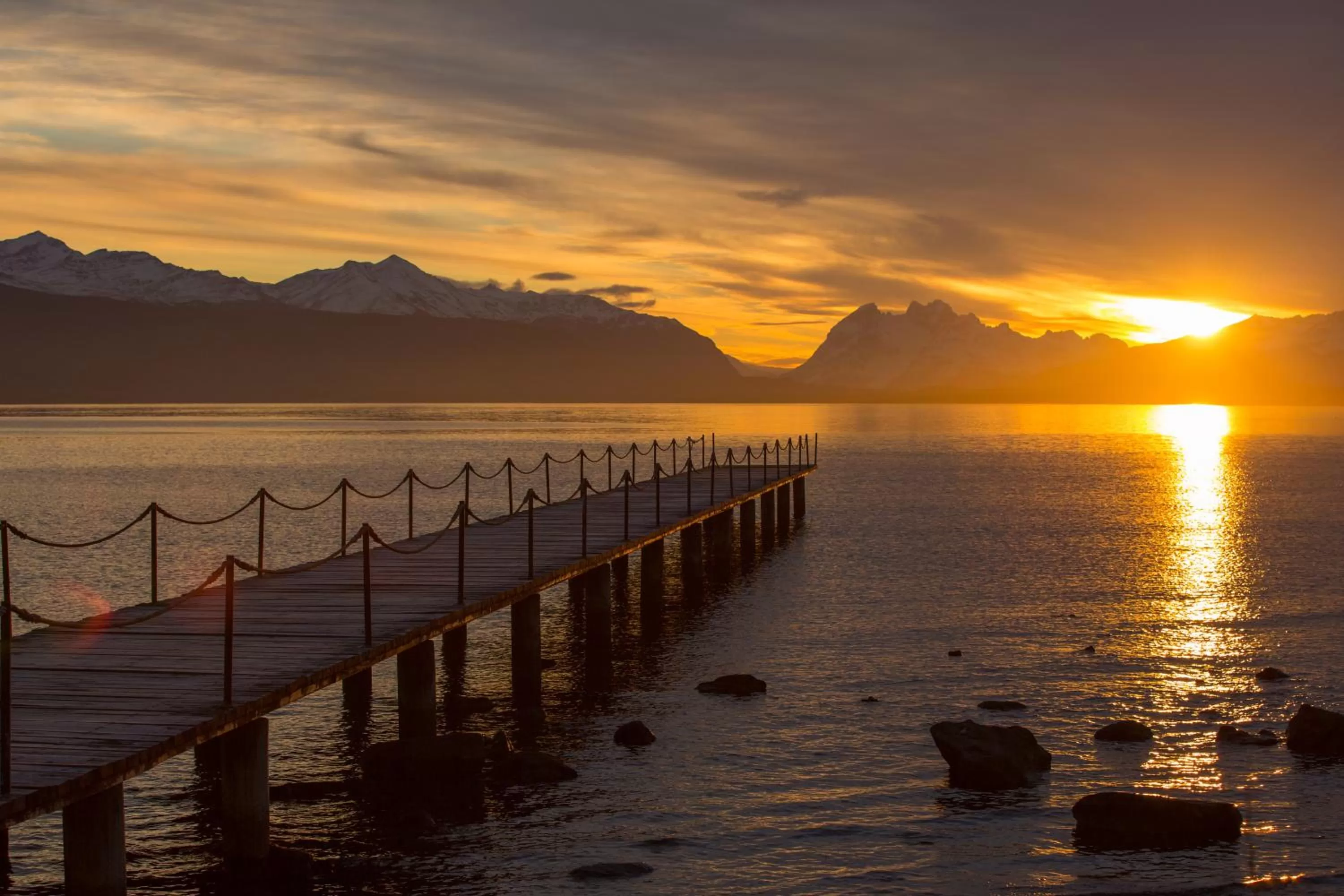 Natural landscape in Remota Patagonia Lodge