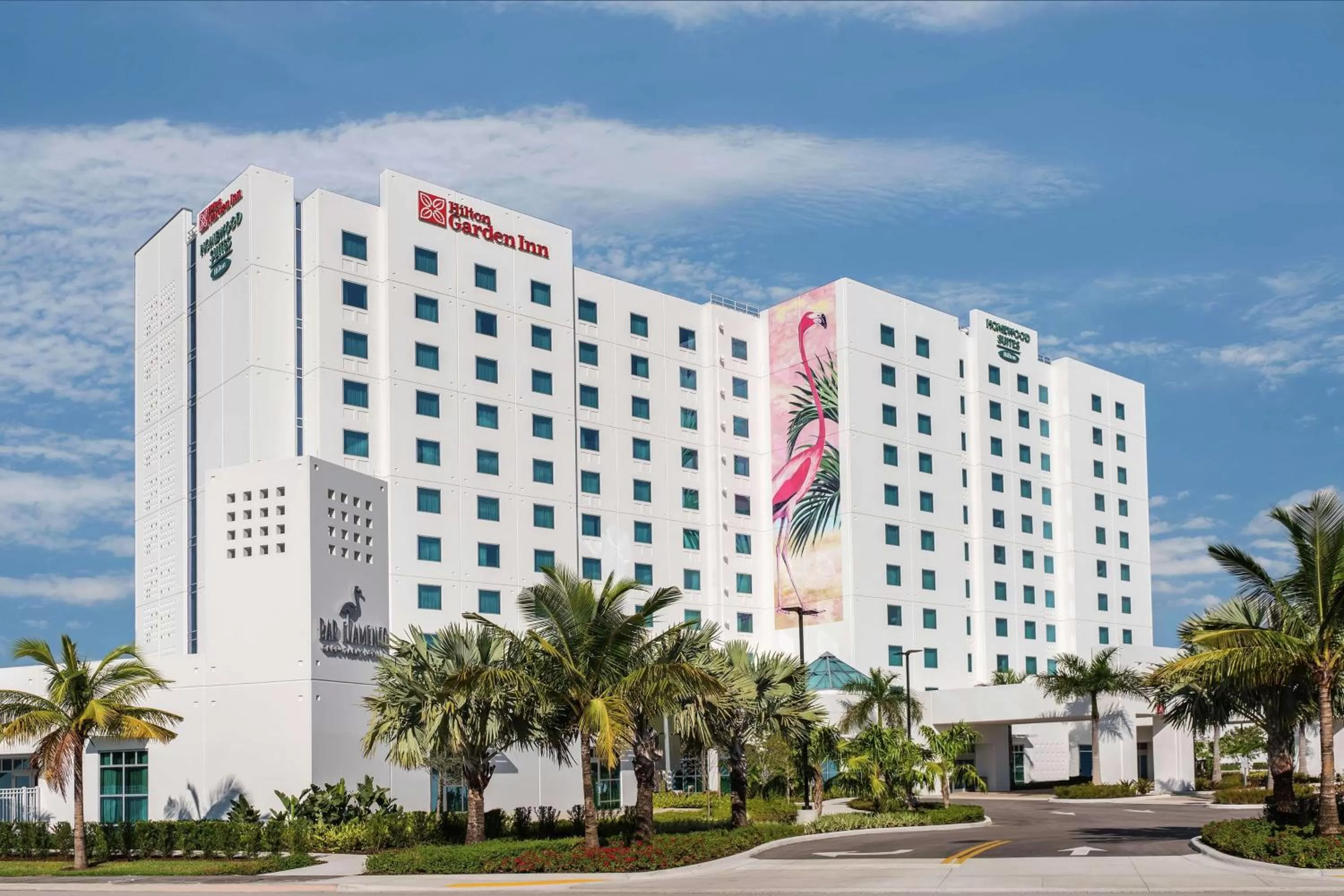 Property building in Hilton Garden Inn Miami Dolphin Mall