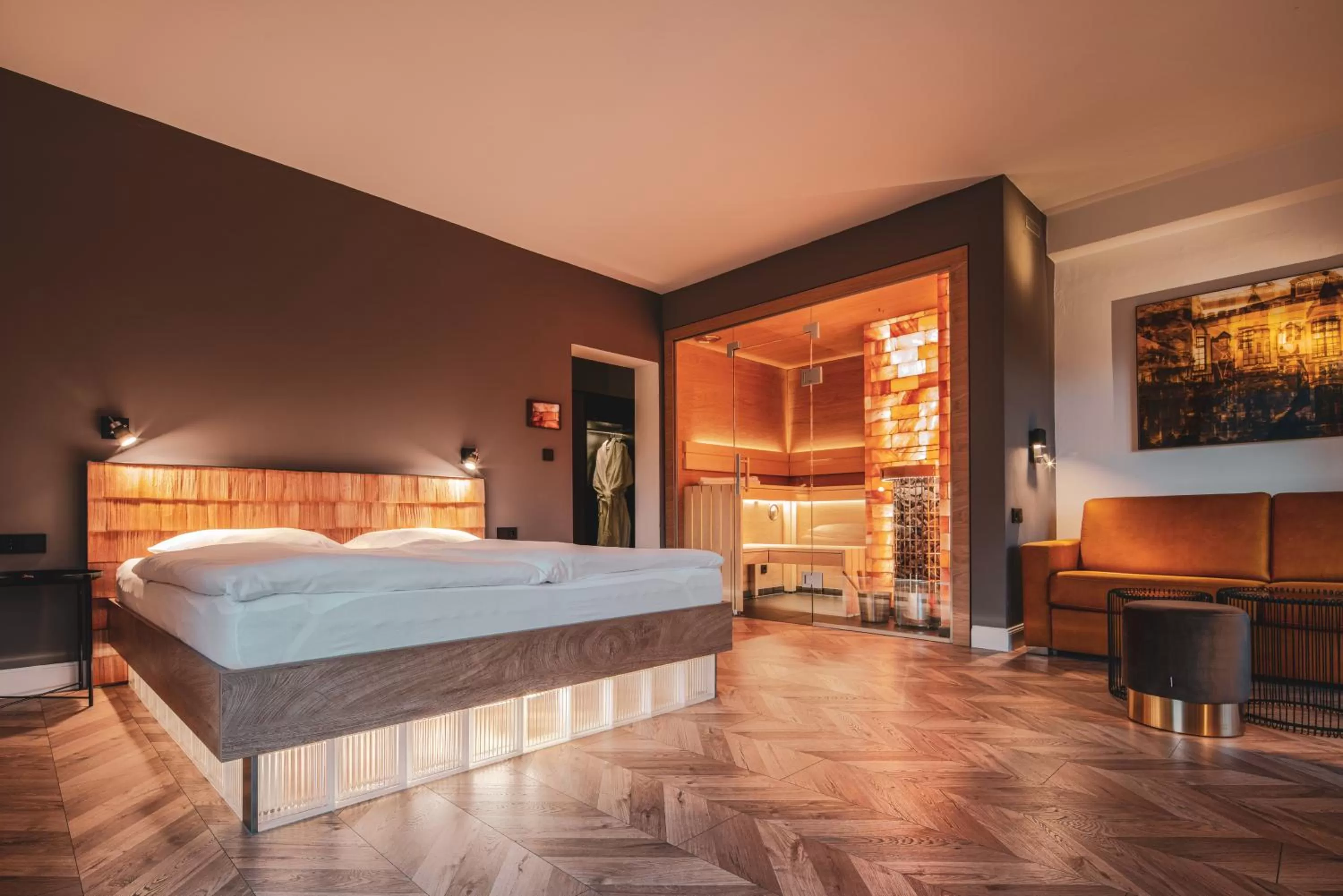 Bed in Villa Sonnenhof Boutique-Hotel