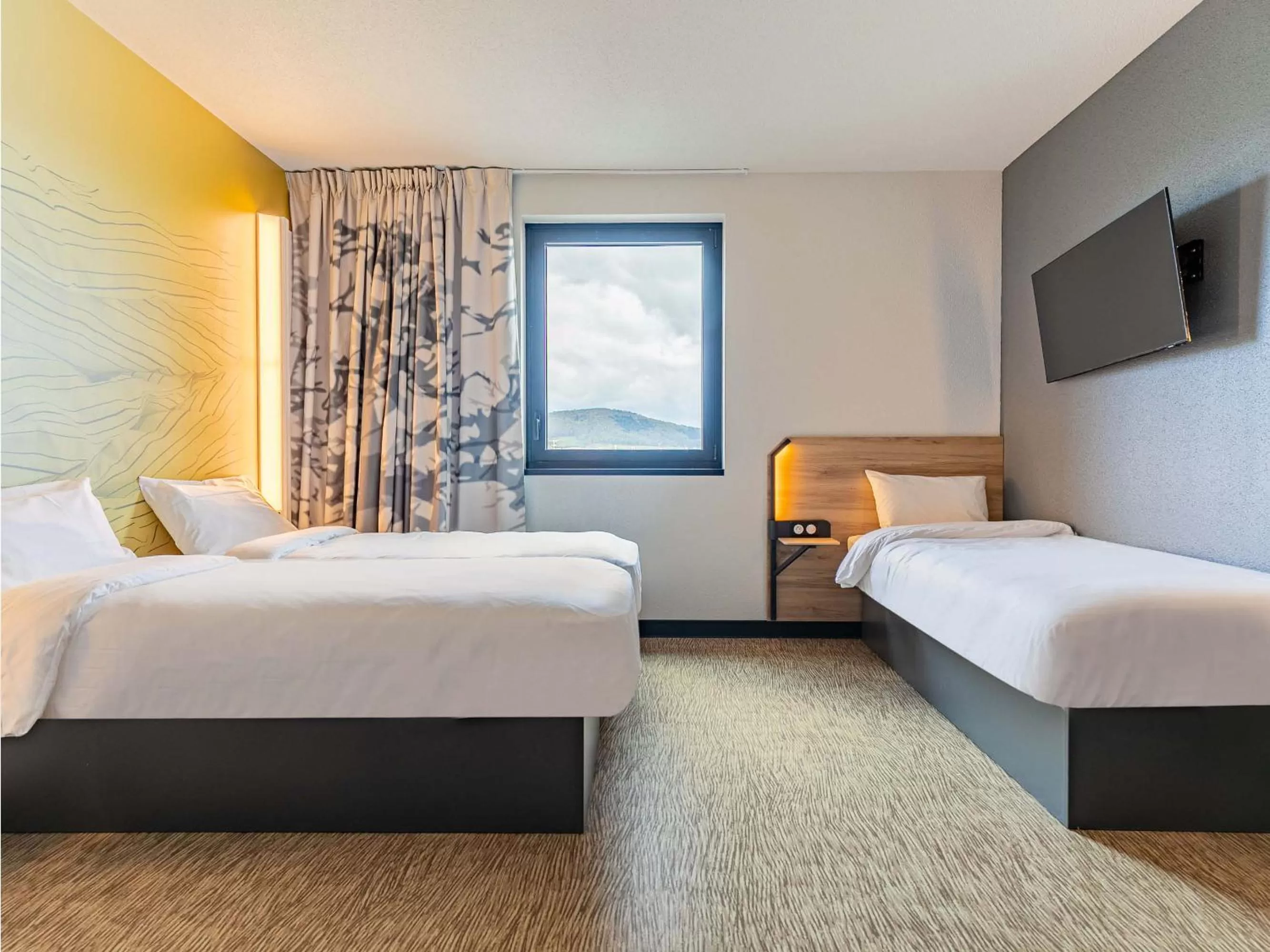 Bedroom, Bed in B&B HOTEL Sélestat Centre-Alsace