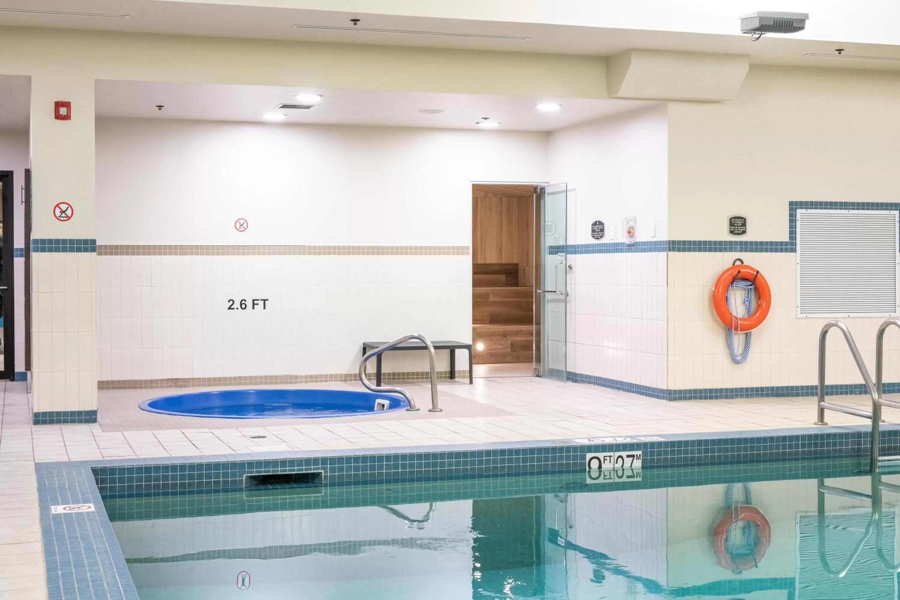 Swimming pool in Crowne Plaza Hotel Moncton Downtown by IHG