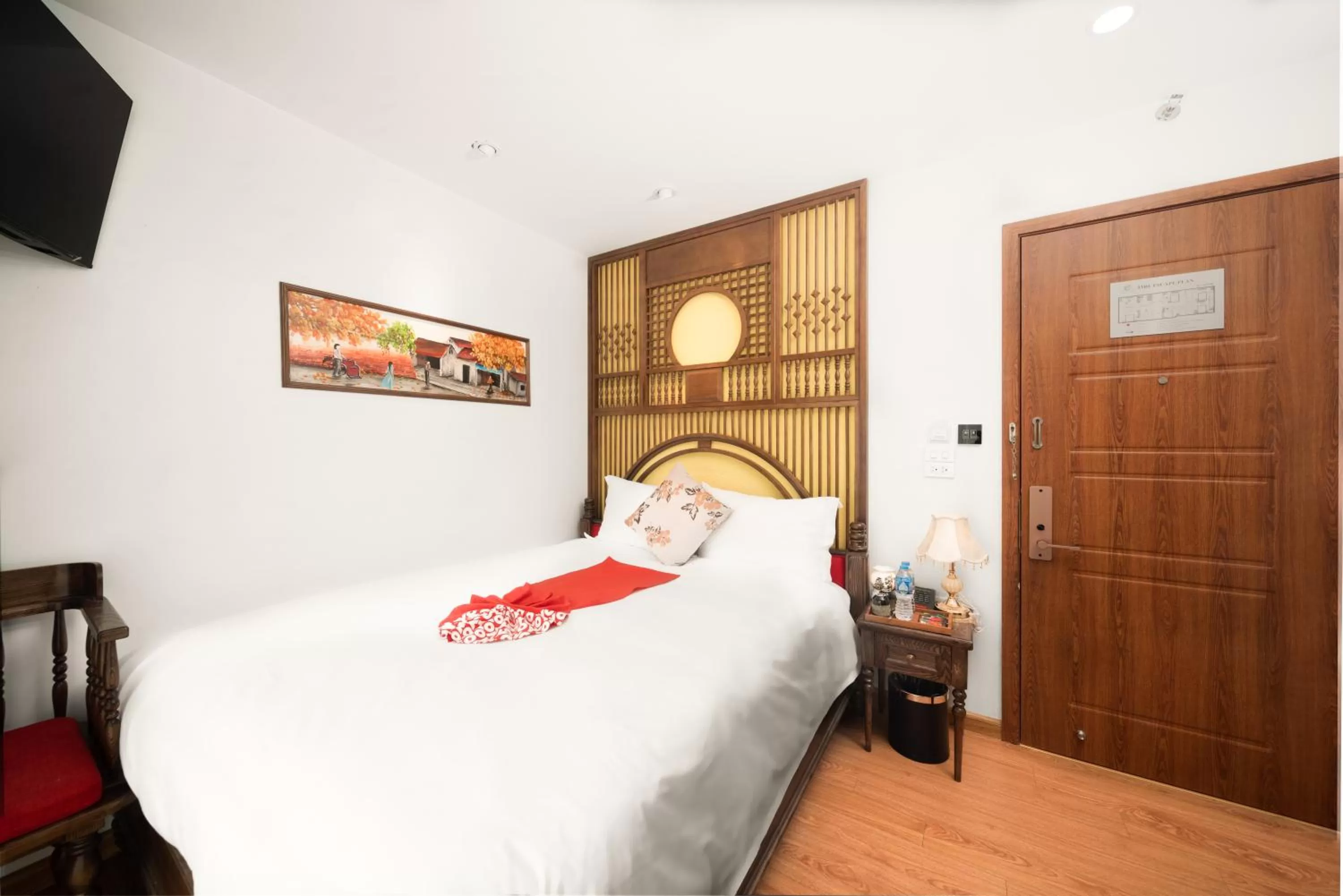 Bed in Veshia Hotel & Spa