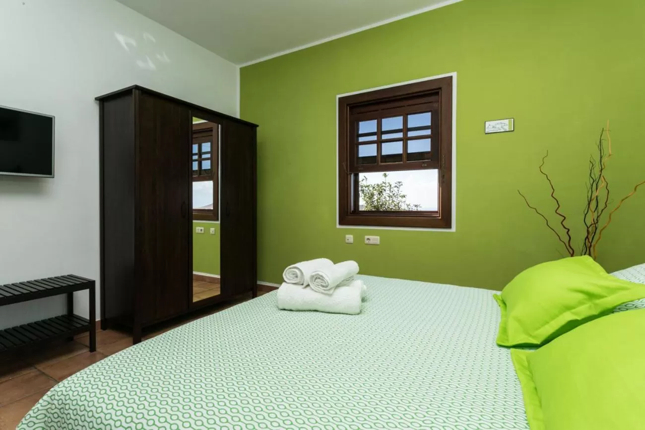 Bedroom, Bed in Villa El Jable Lanzarote