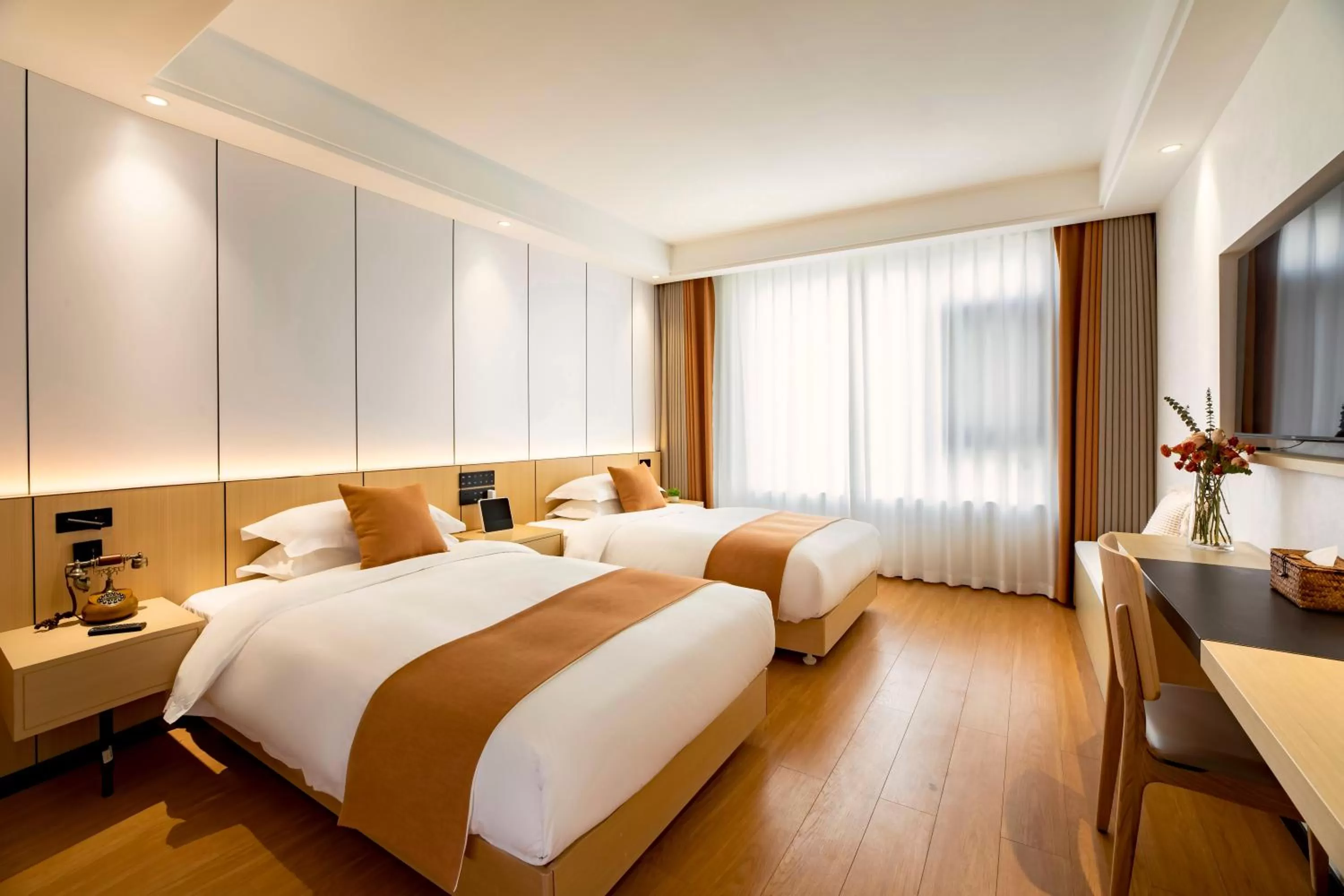 Suprior Twin Room-Main Building in Cheng Jin Hotel