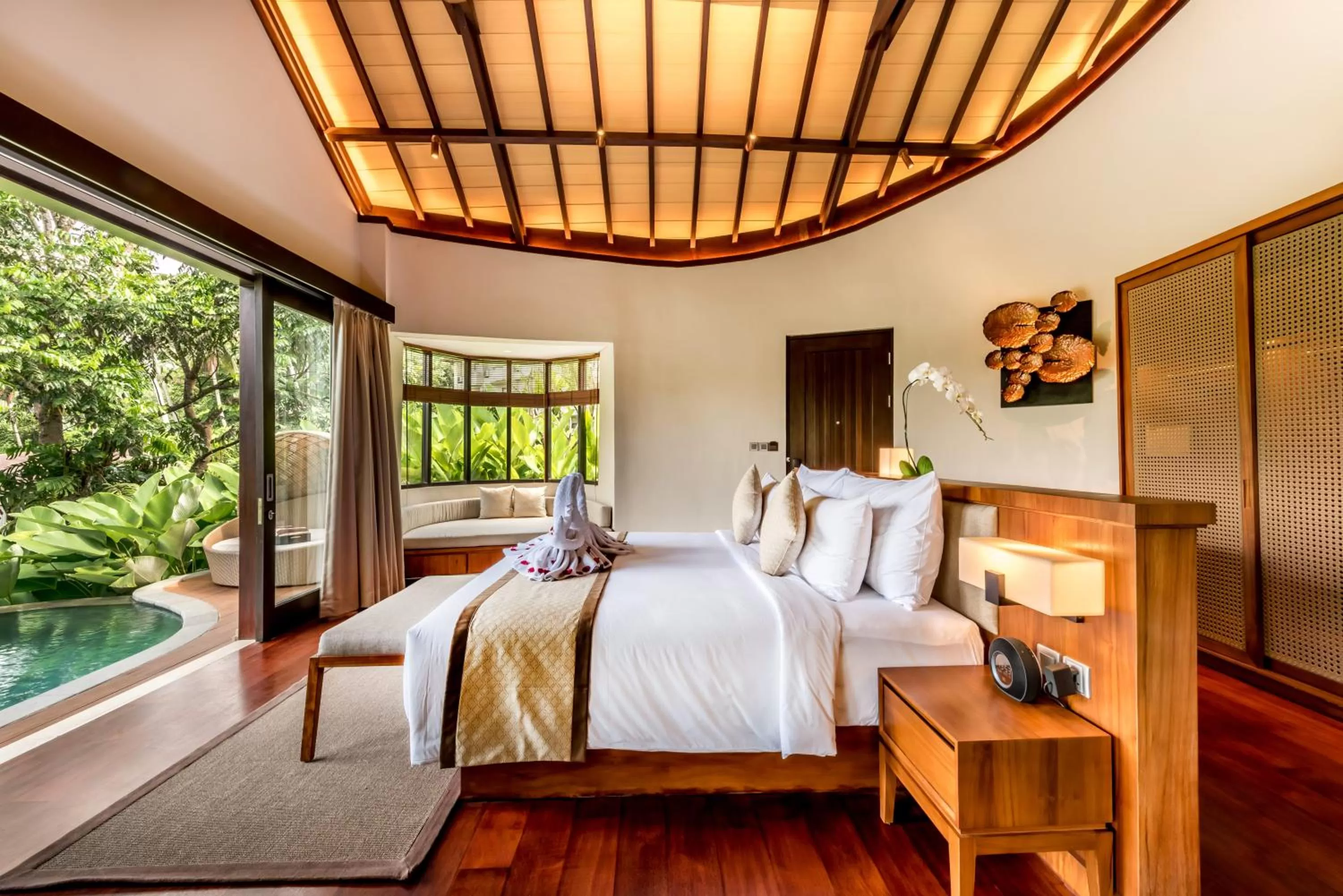 Bedroom, Bed in tanadewa Resort Ubud Bali by Cross Collection