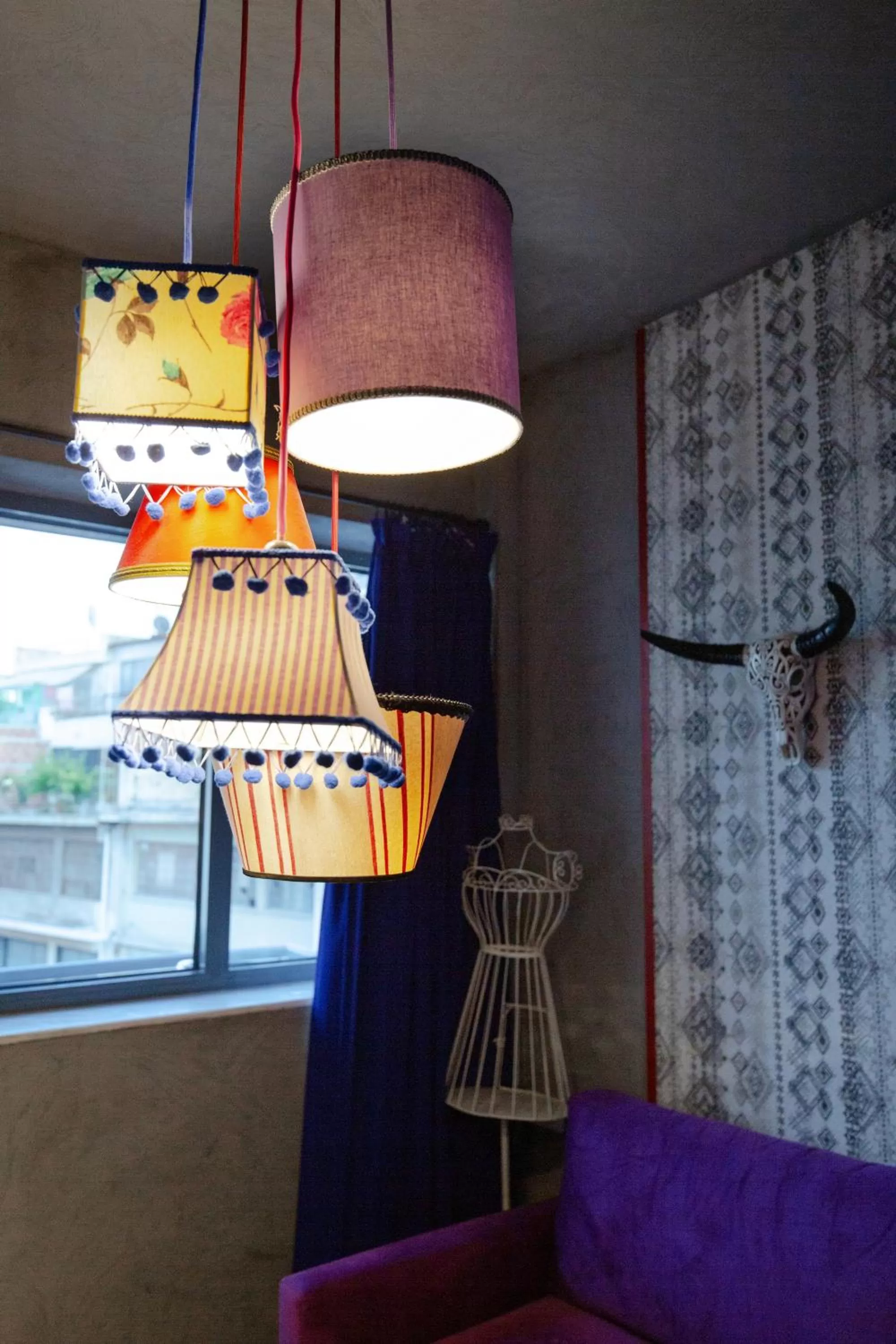 Living room in Downtown Athens Lofts - The Acropolis Observatory