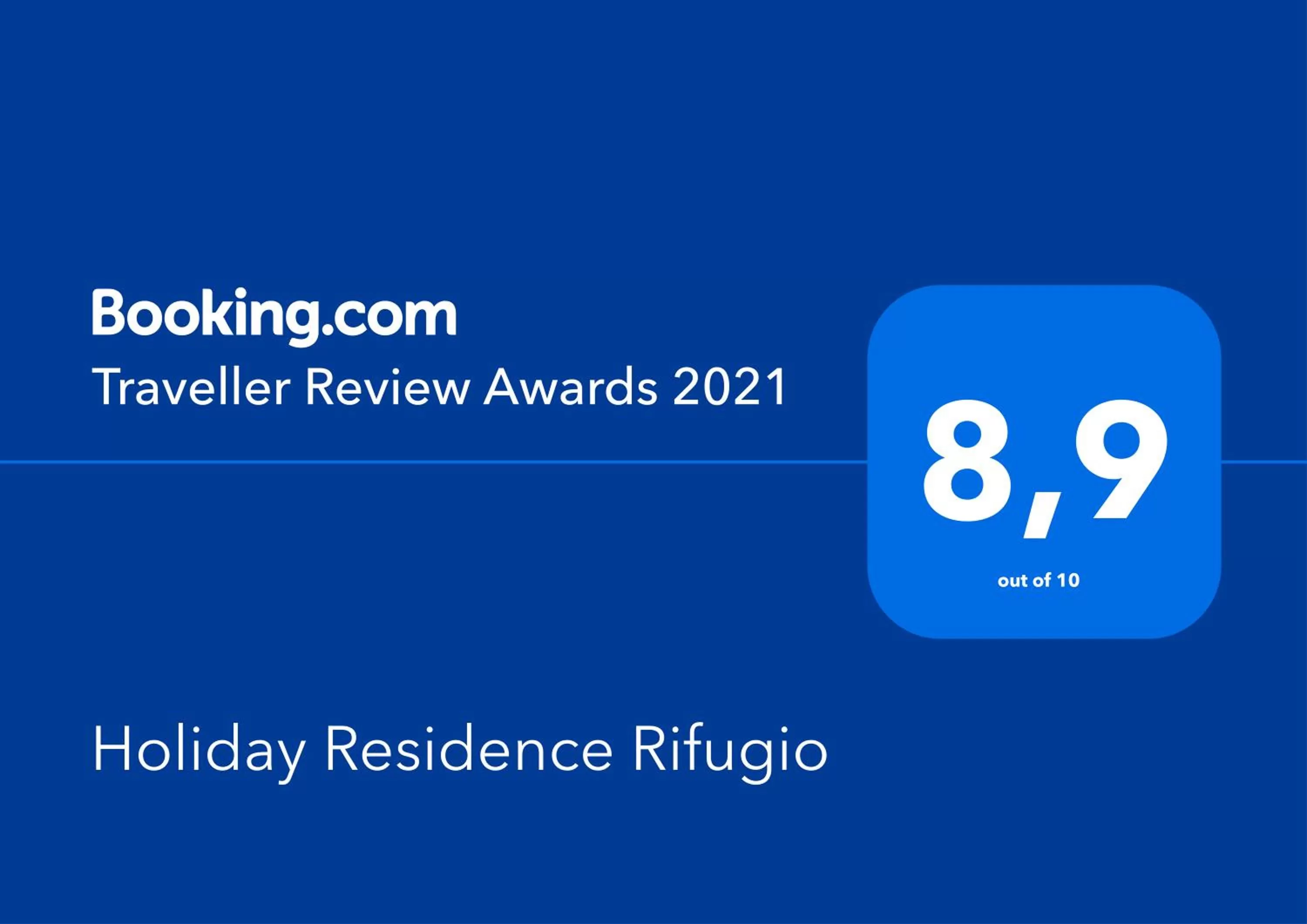 Logo/Certificate/Sign in Holiday Residence Rifugio