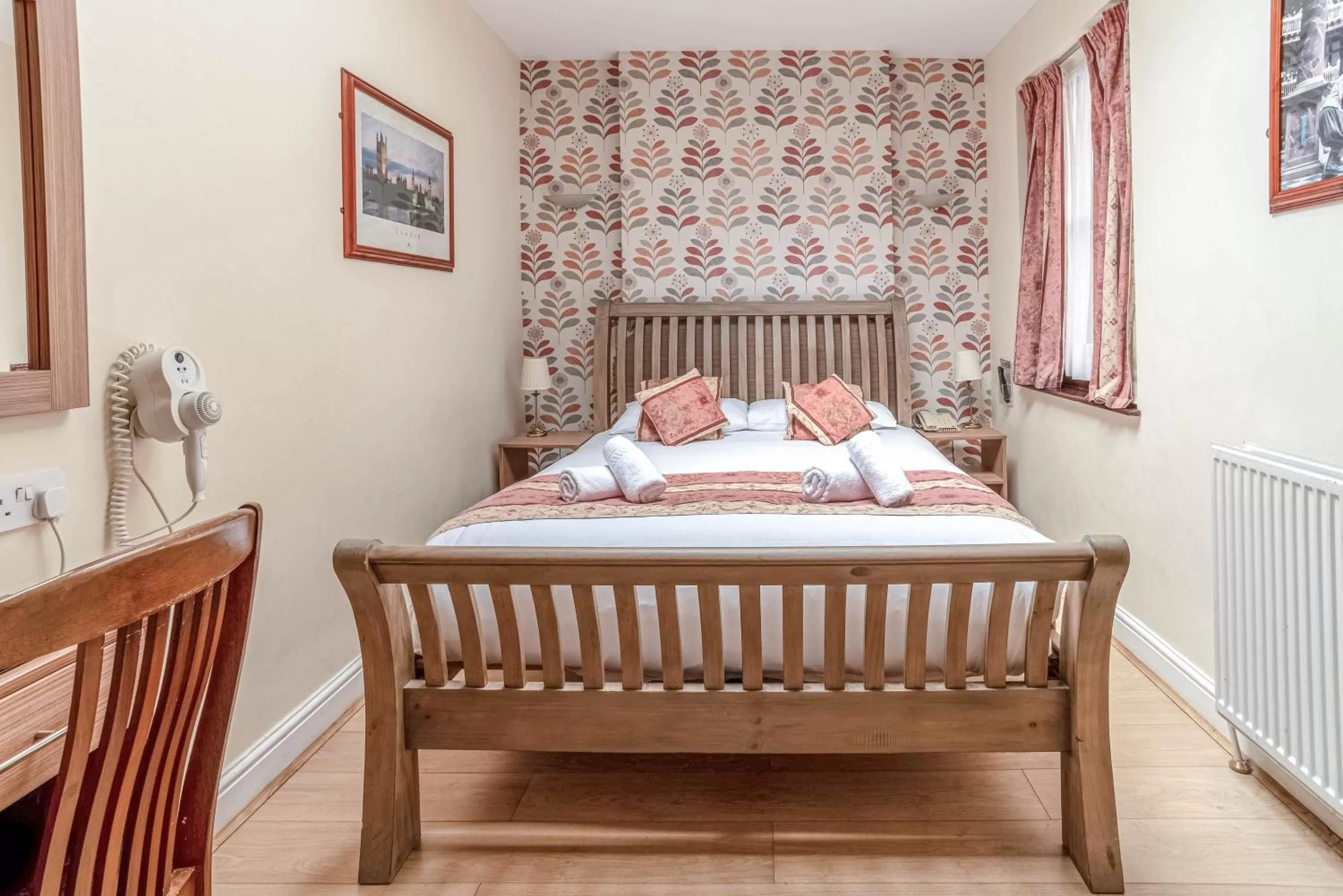 Bed in Shakespeare Hotel