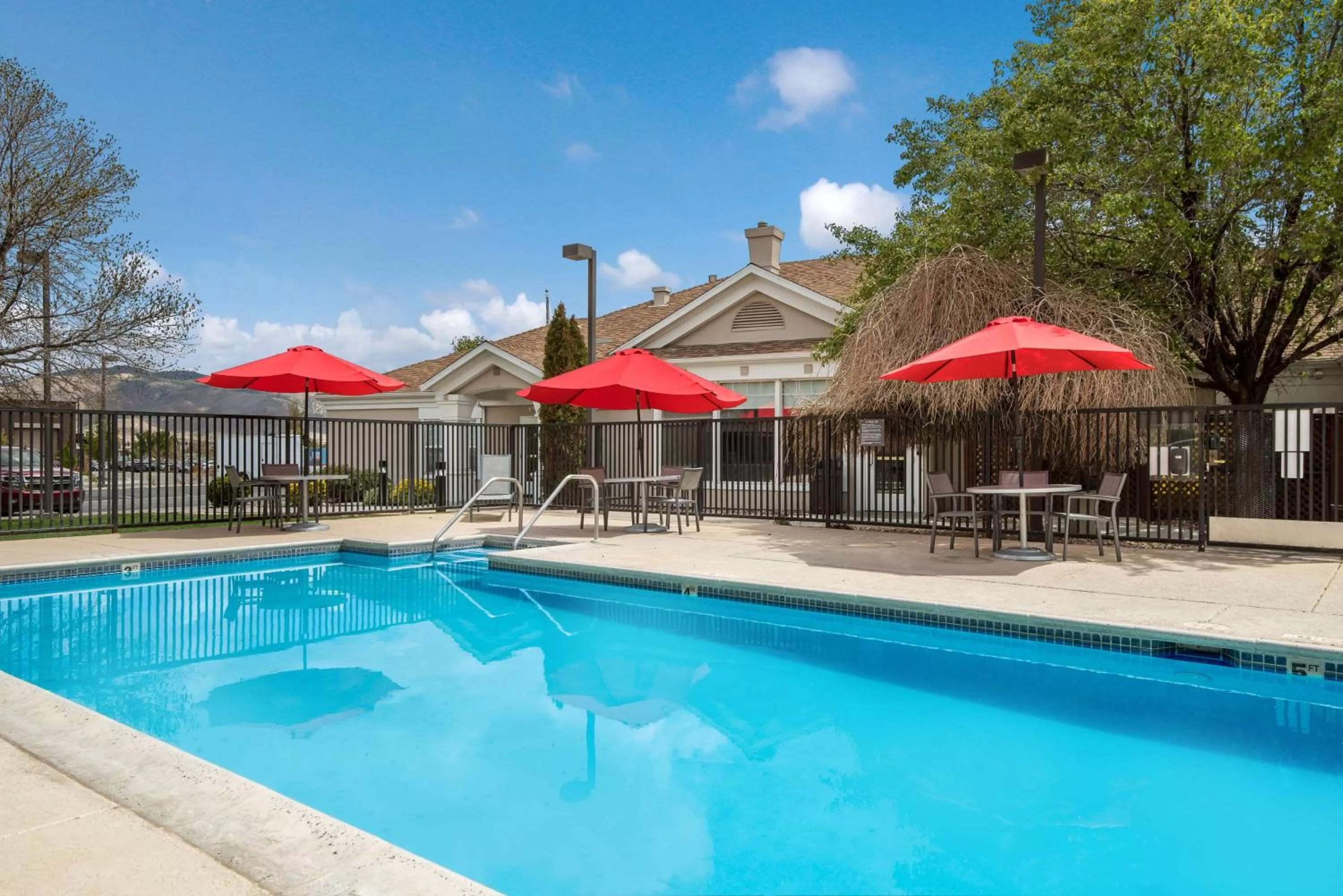 Pool view in Sonesta ES Suites Reno