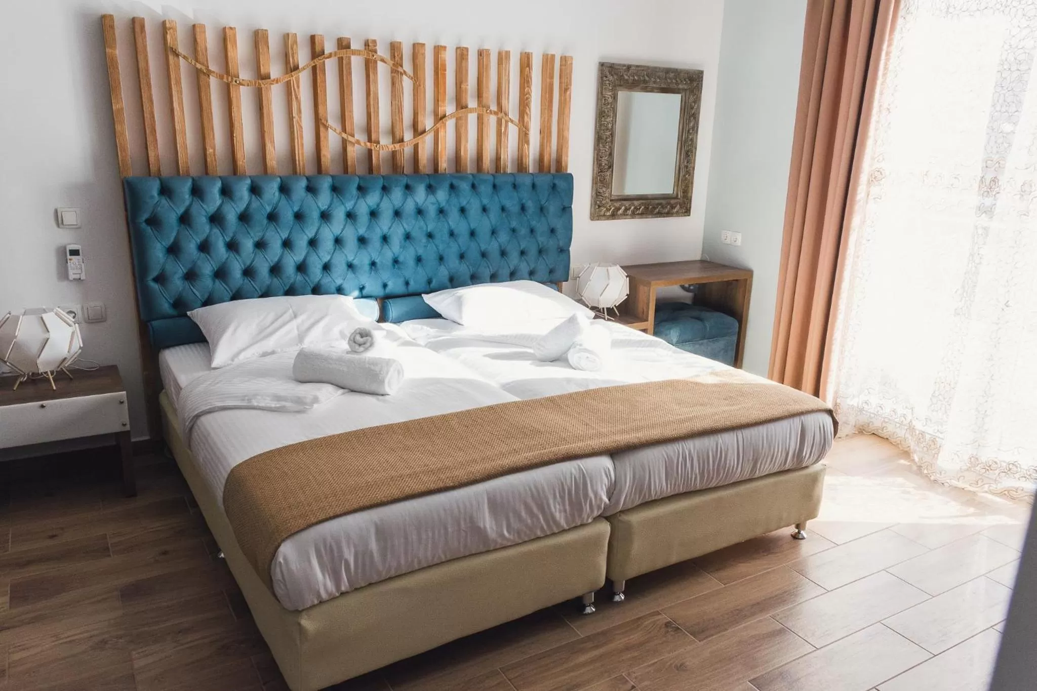 Bed in Dome Rooms Downtown