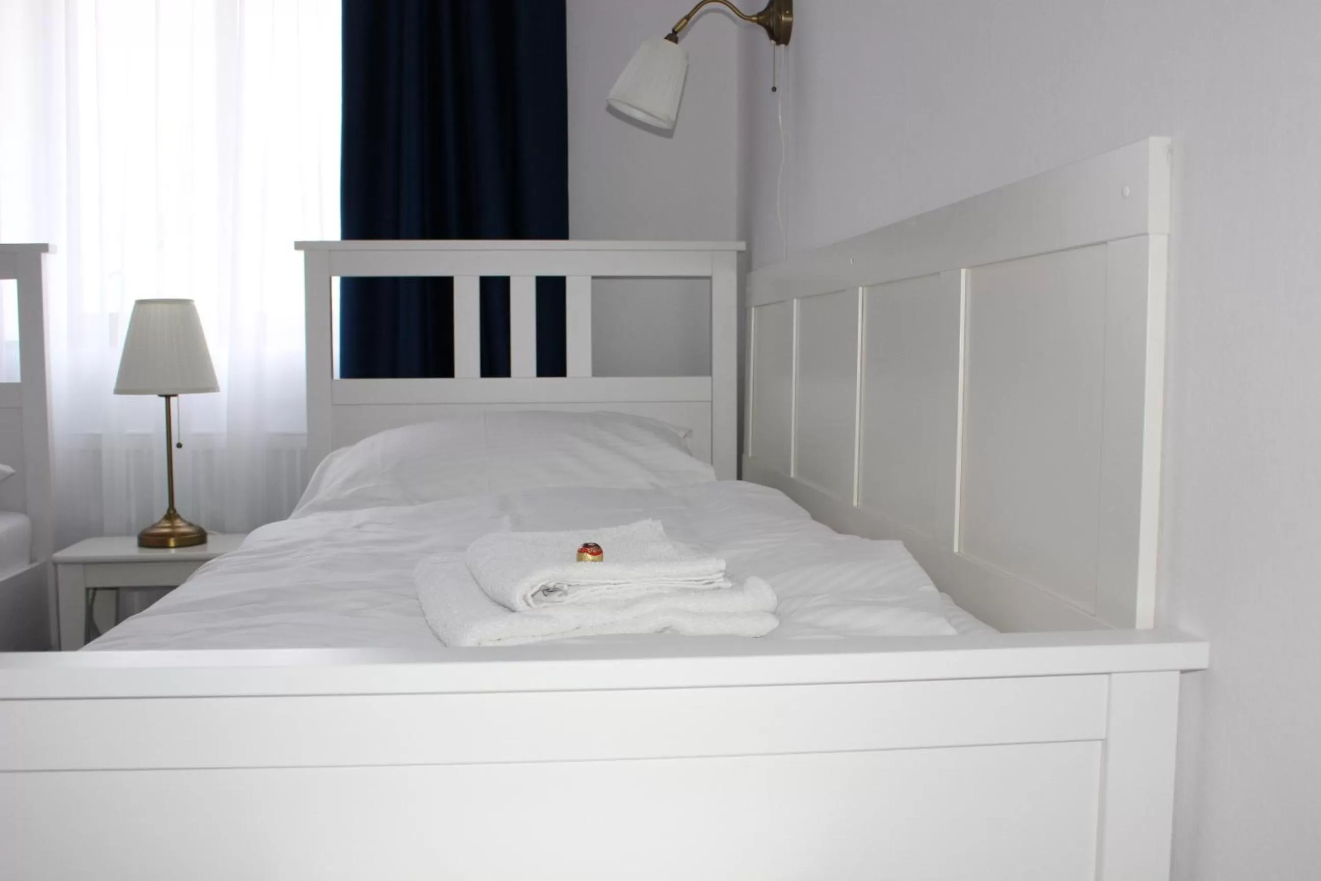 Bed in Hotel Amadeus