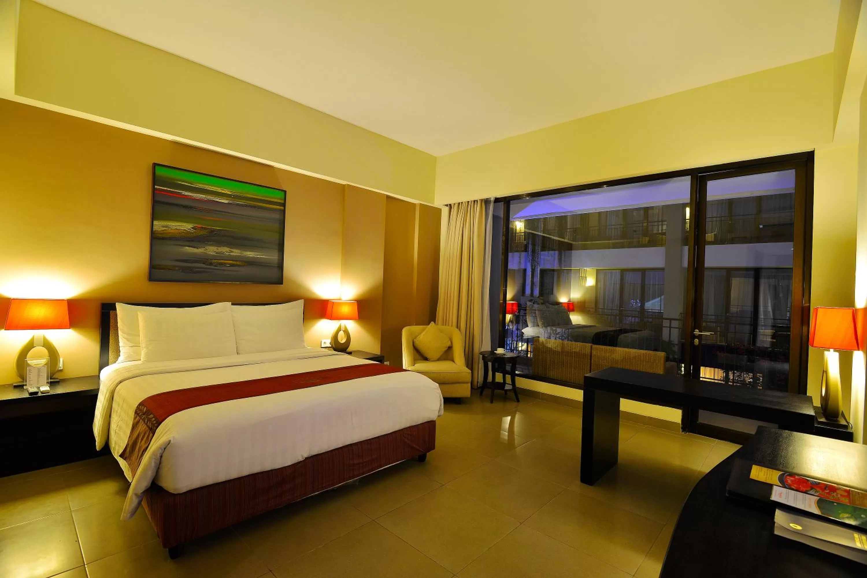 Bedroom, Bed in 100 Sunset Kuta Hotel & Ballroom