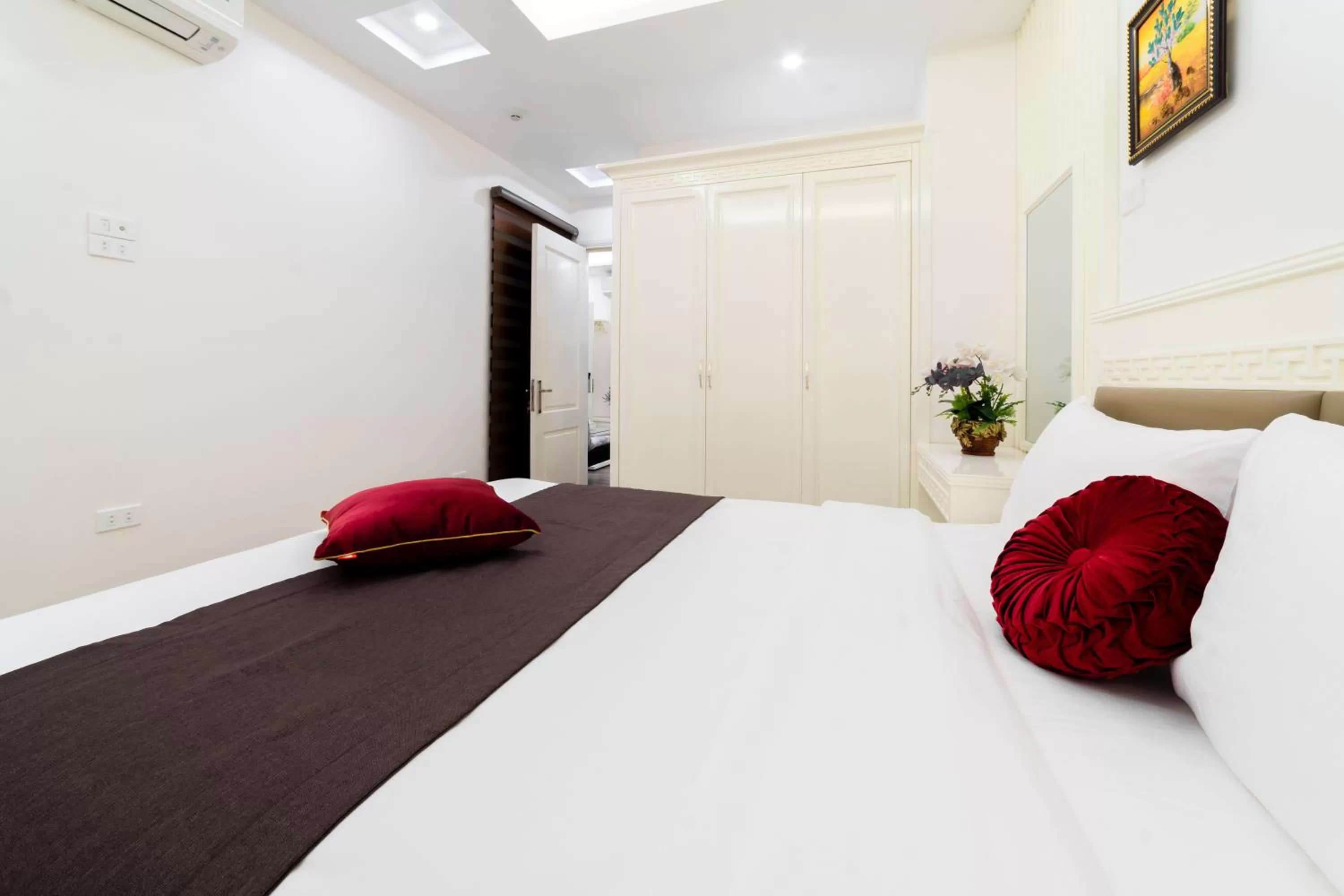 Bed in Rosee Apartment Hotel