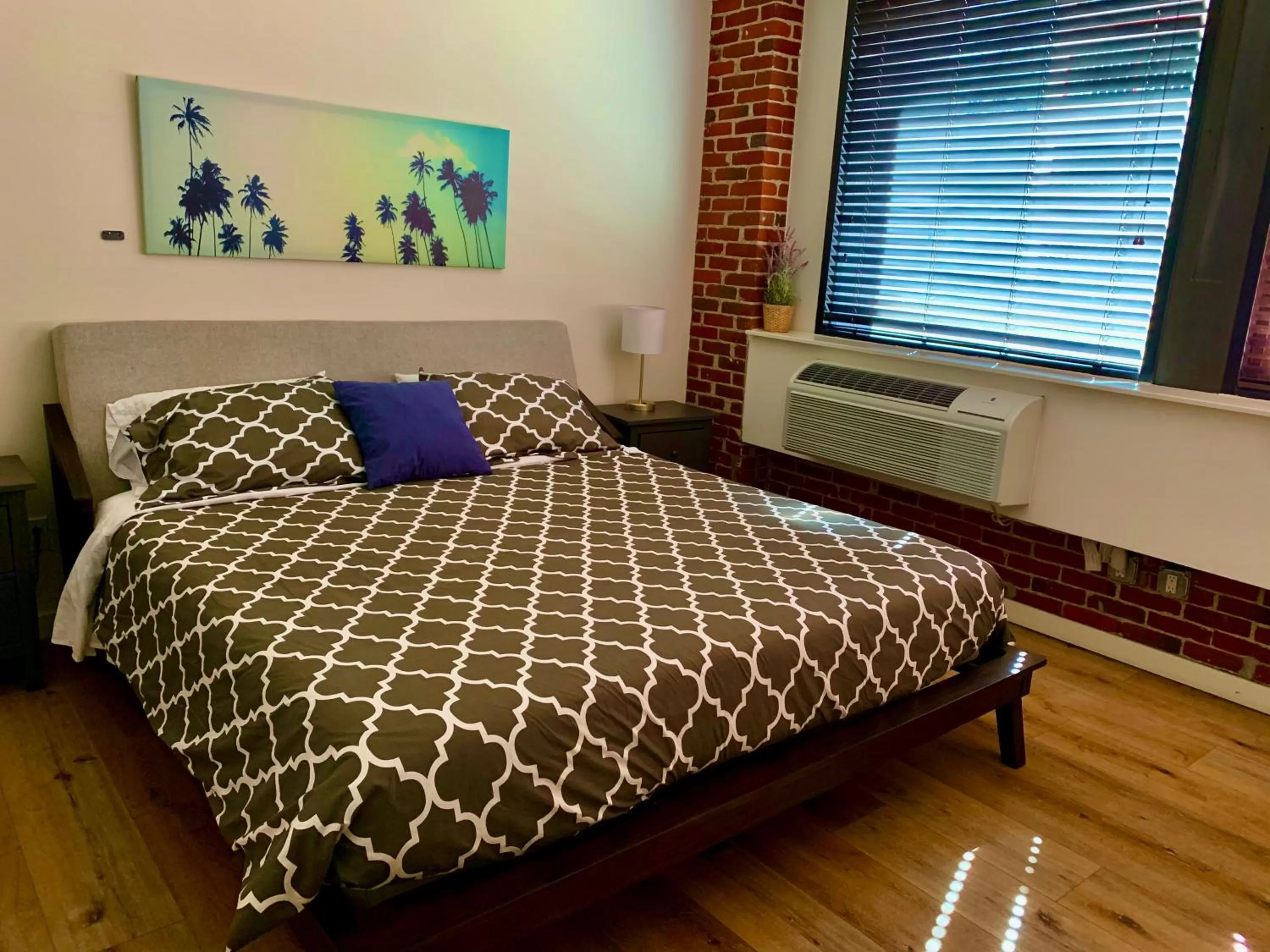 Bed in The Haas Suites