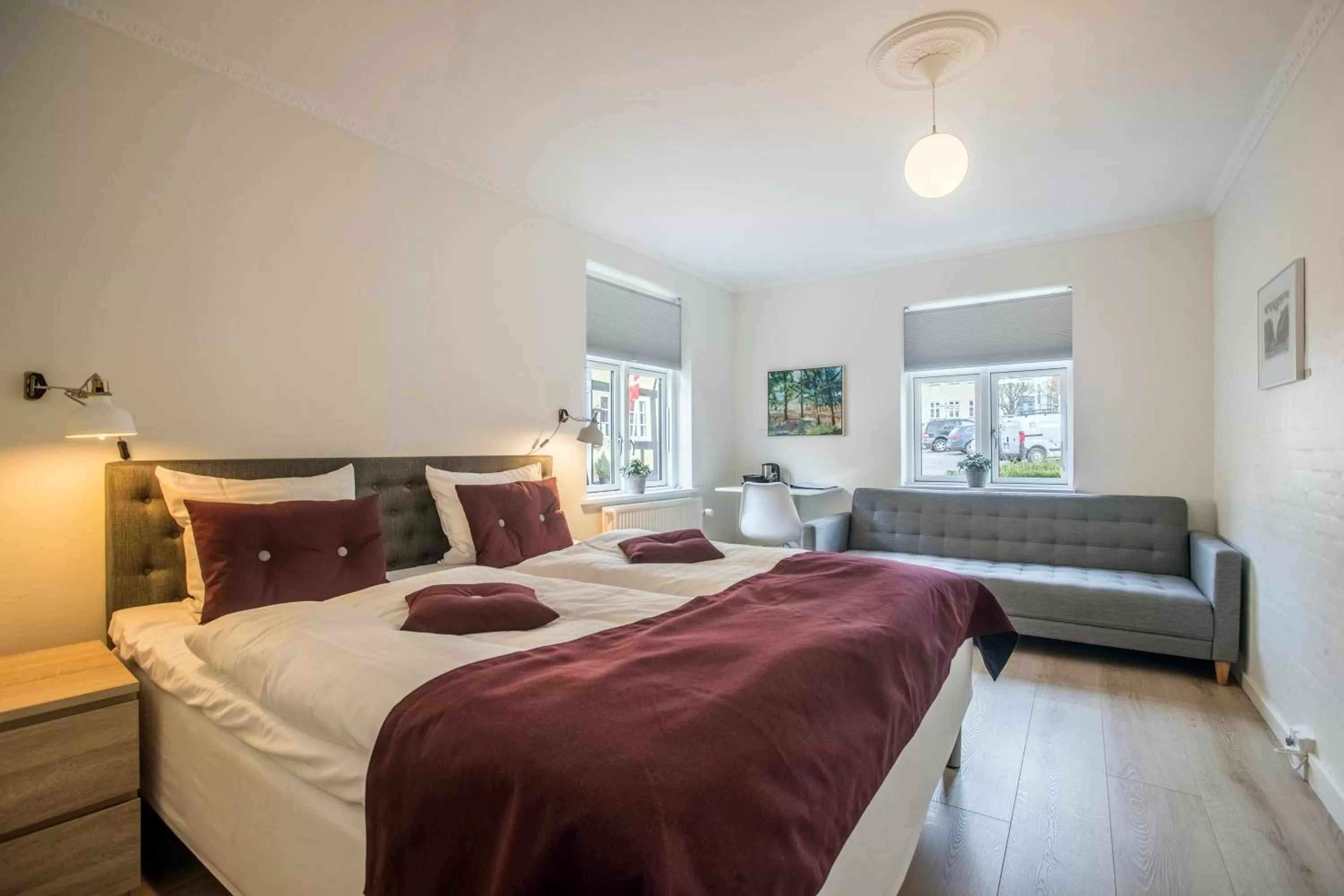 Bed in Hotel Postgaarden i Mariager