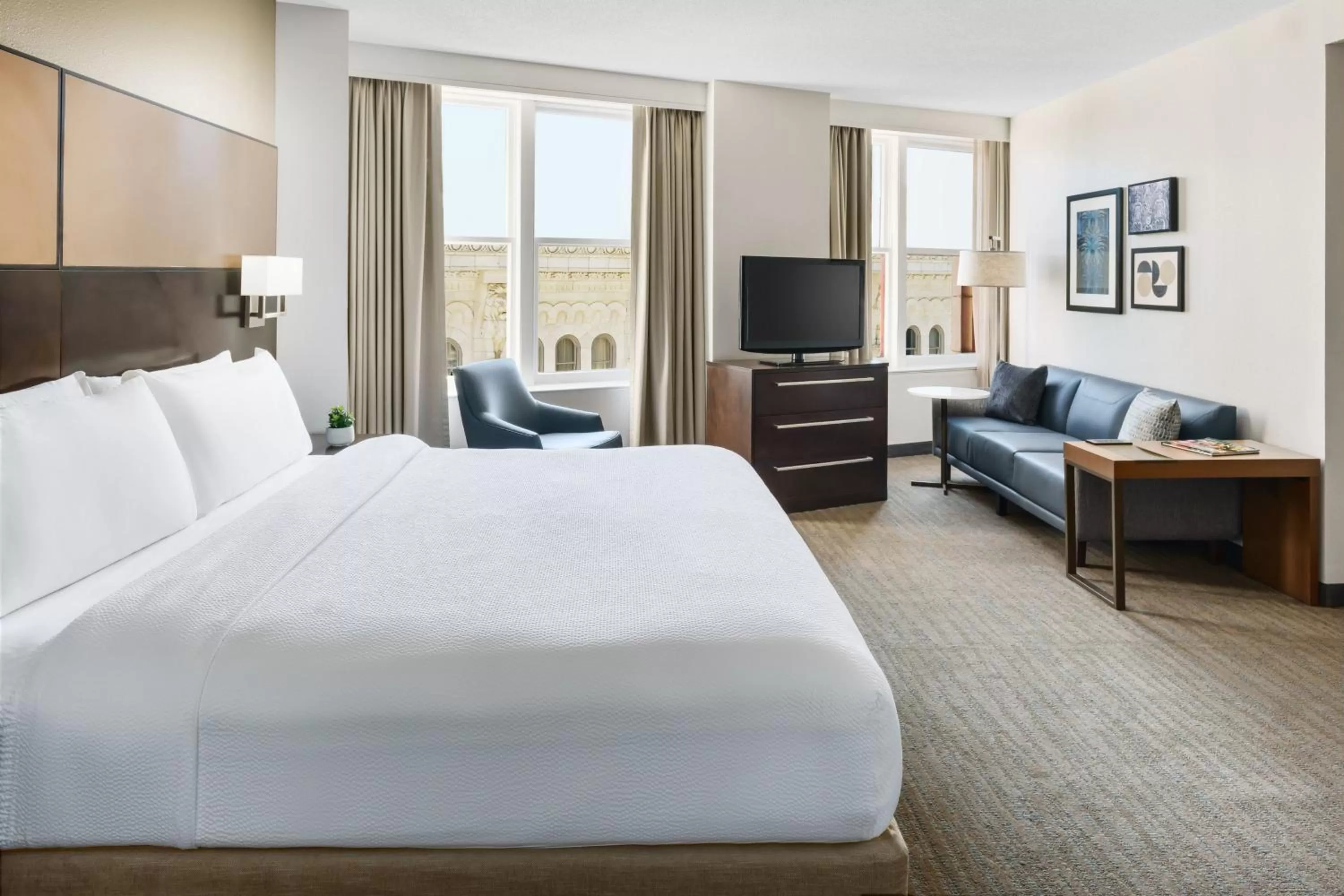 Bedroom, Bed in Residence Inn Atlanta Downtown