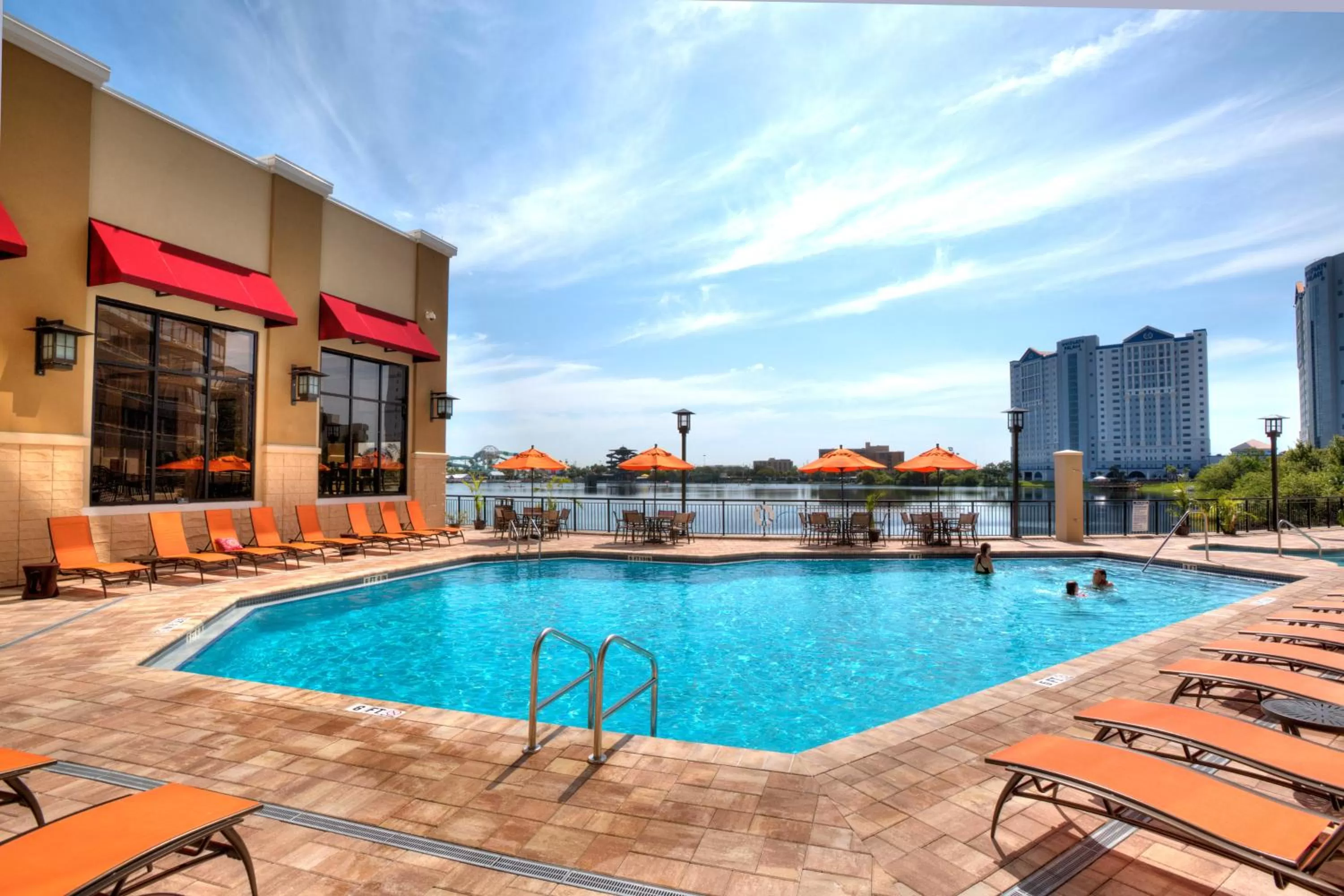 Lake view in Ramada Plaza by Wyndham Orlando Resort & Suites Intl Drive - Newly Renovated!