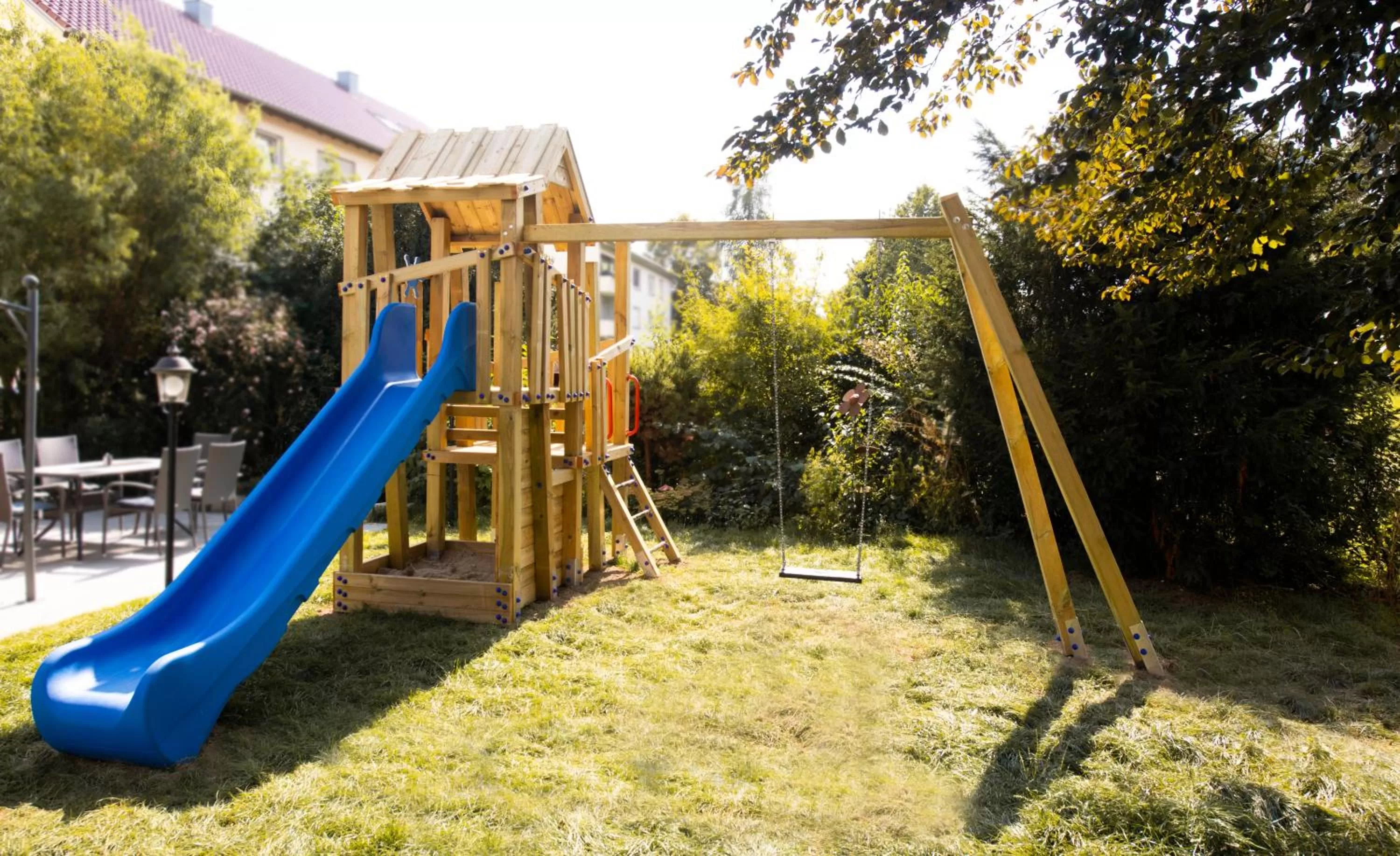 Children play ground, Children's Play Area in Stadthotel Giengen
