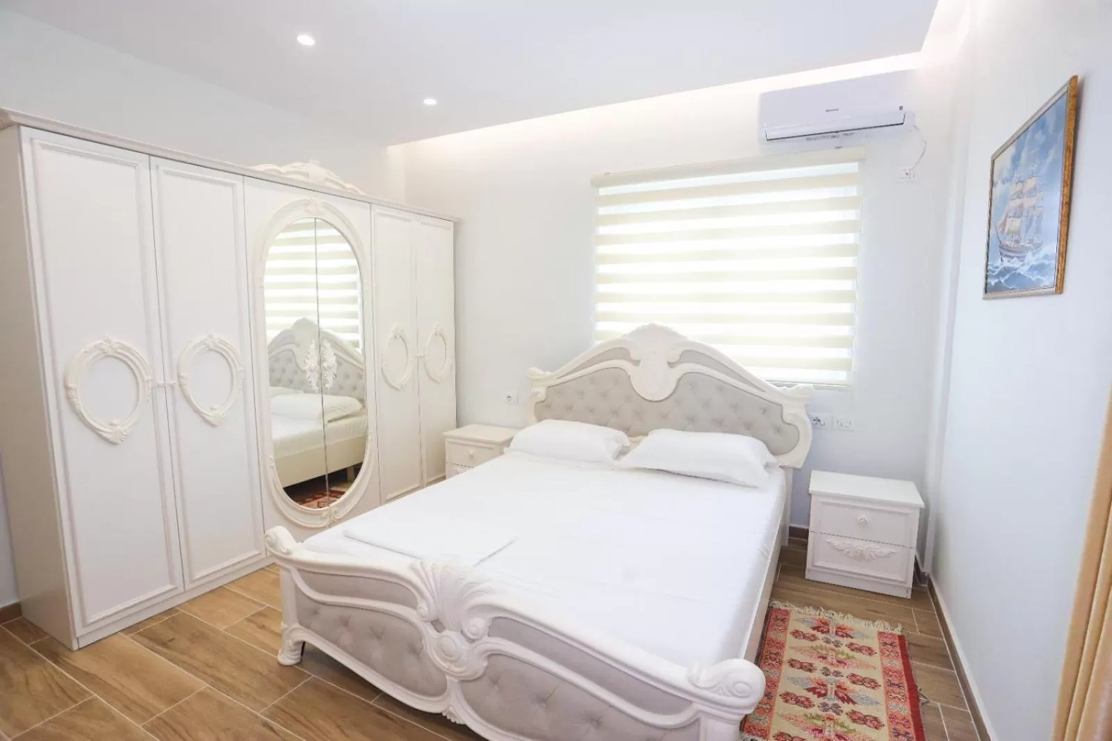 Bed in Hotel Kamomil