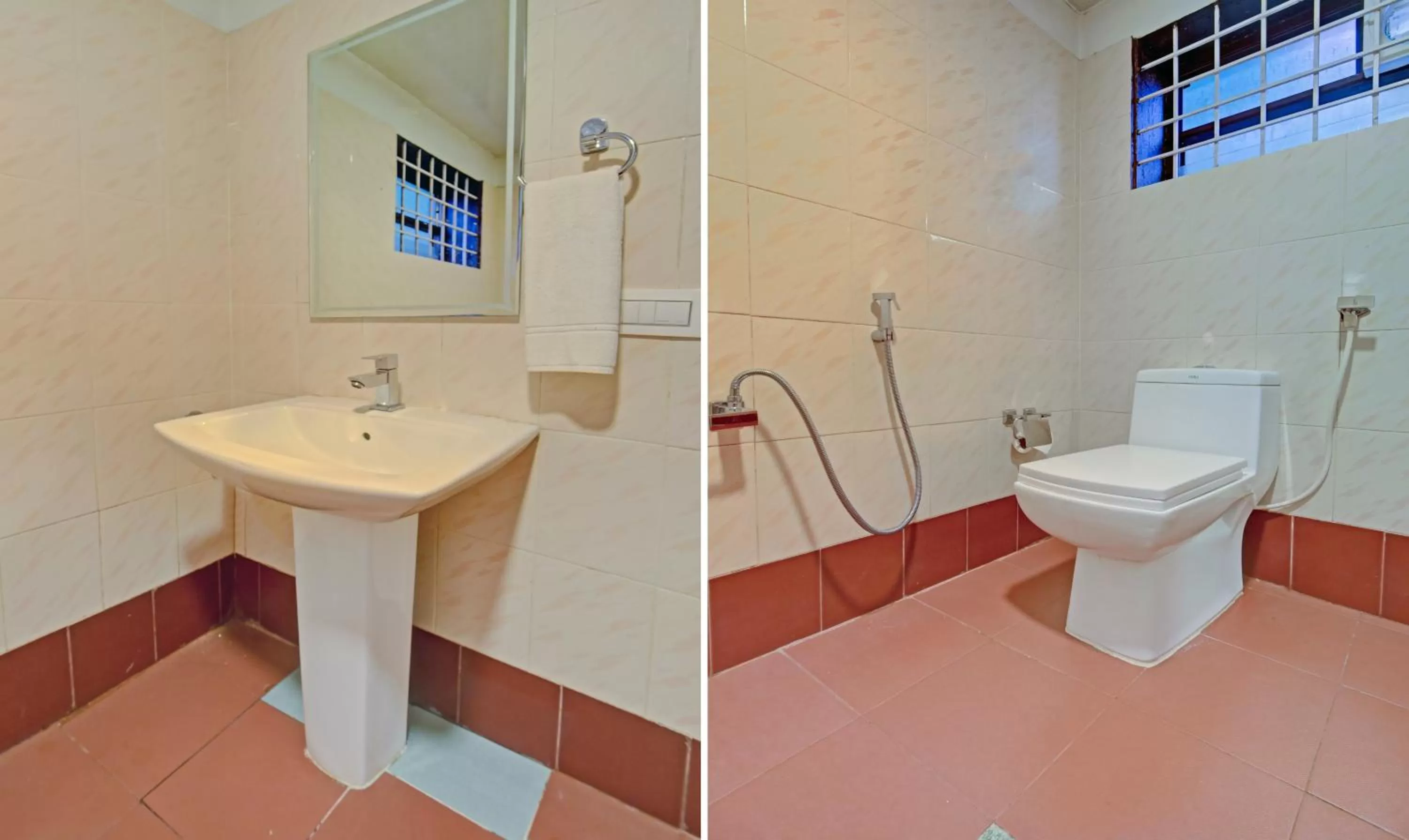 Bathroom in Itsy Hotels Igloo Residency, 400 Meters From Raja Seat Garden