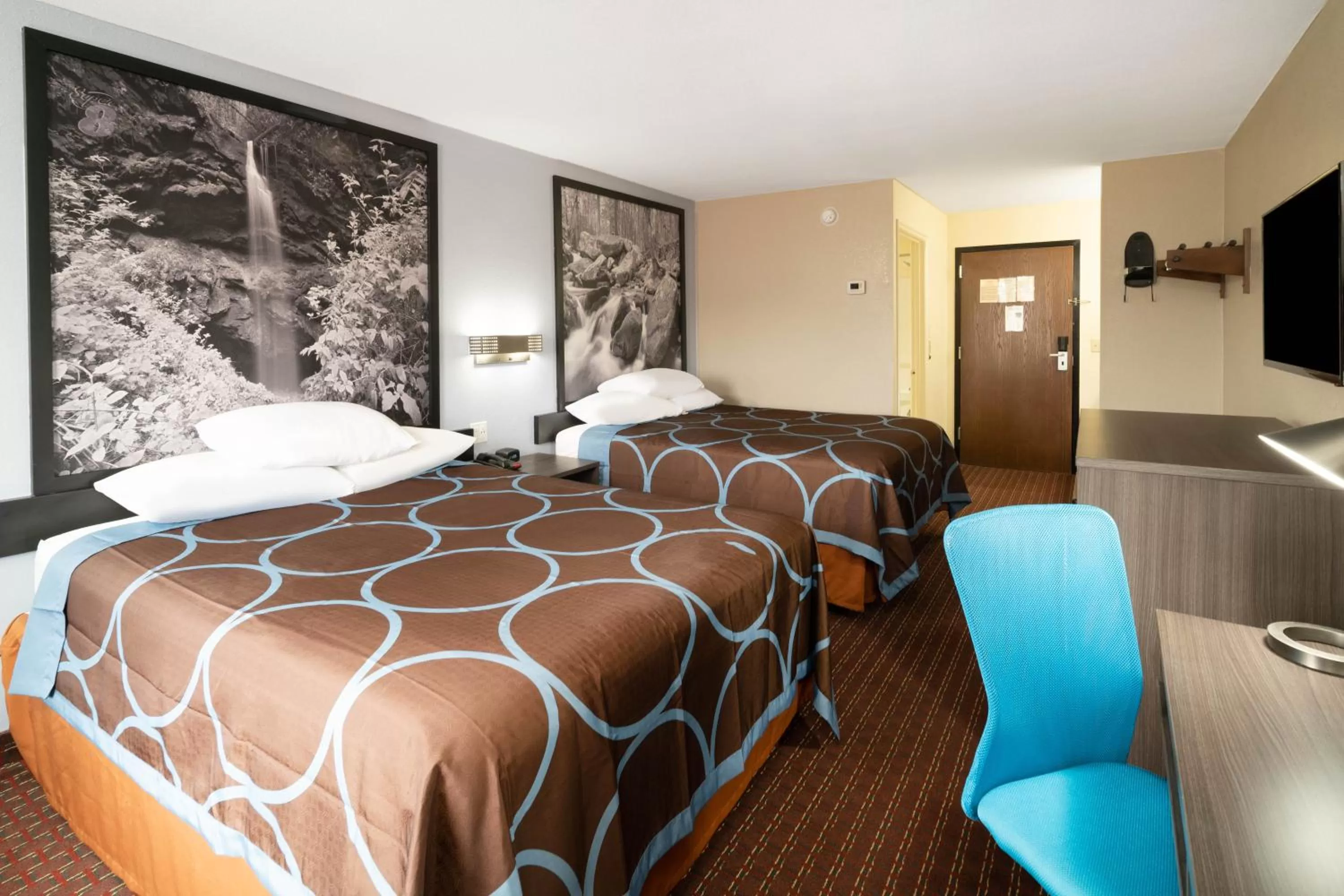 Bed in Super 8 by Wyndham Cleveland
