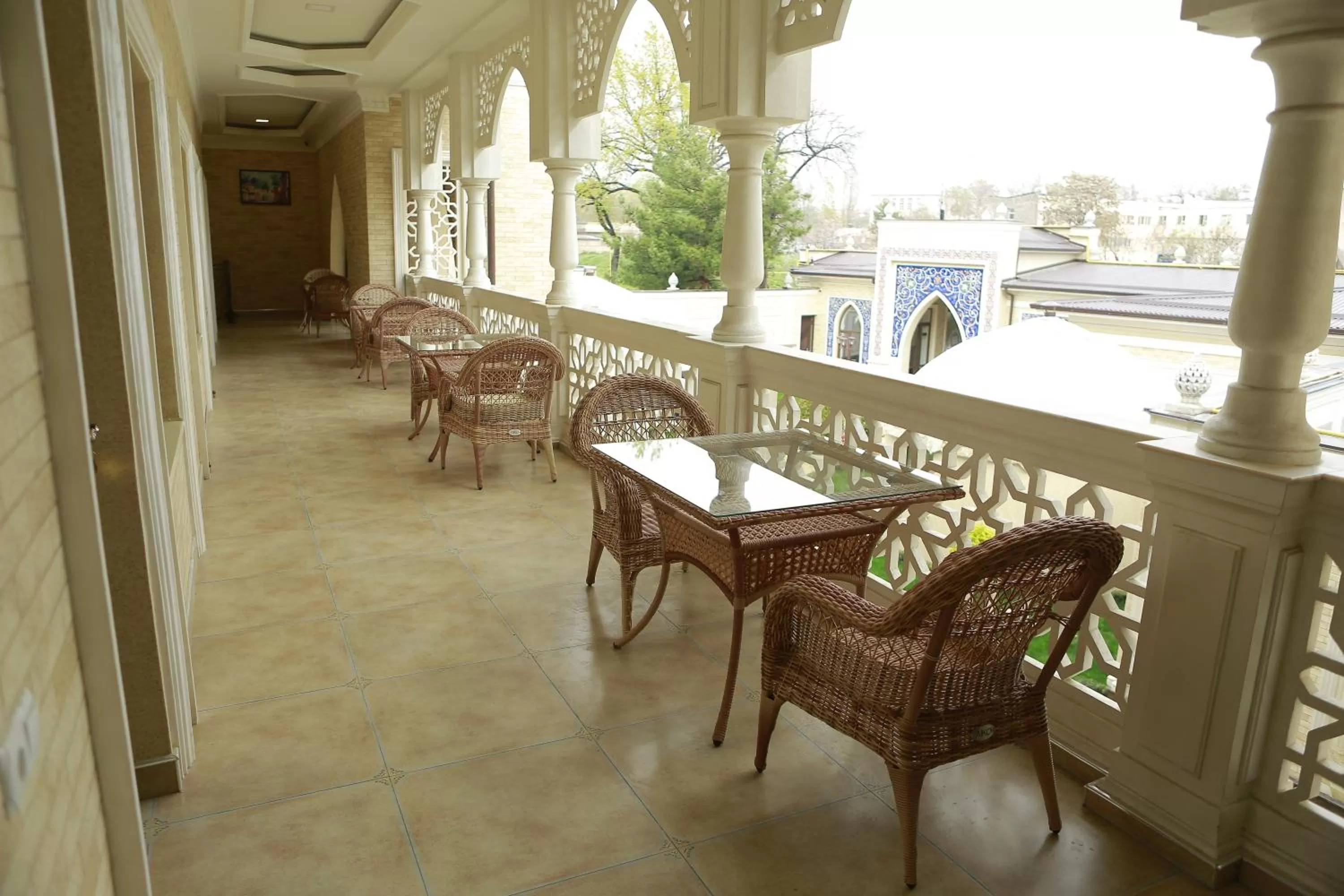 Balcony/Terrace in Mirzo Boutique Hotel