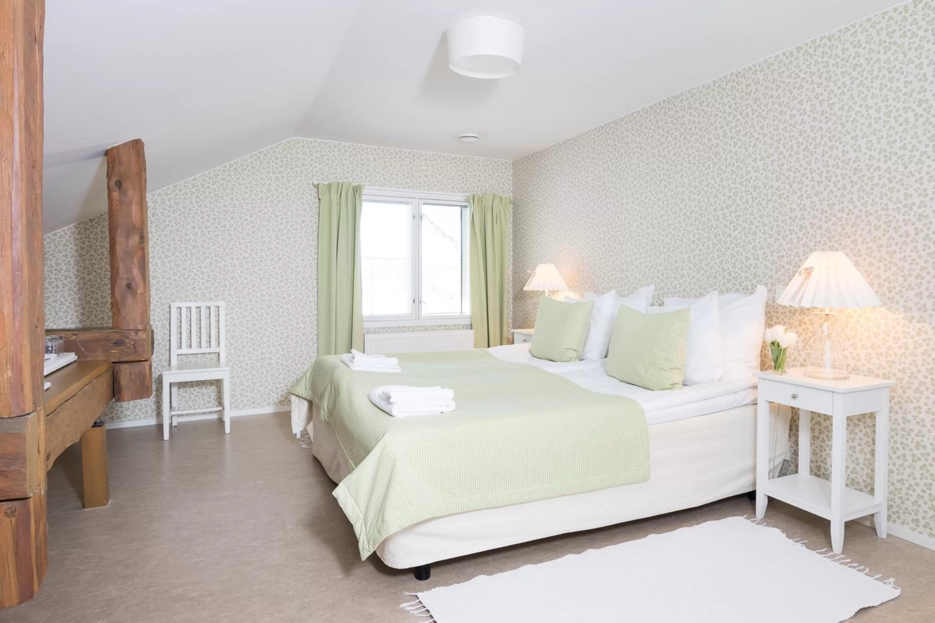 Photo of the whole room, Bed in Ahlströmin Ruukki Noormarkku