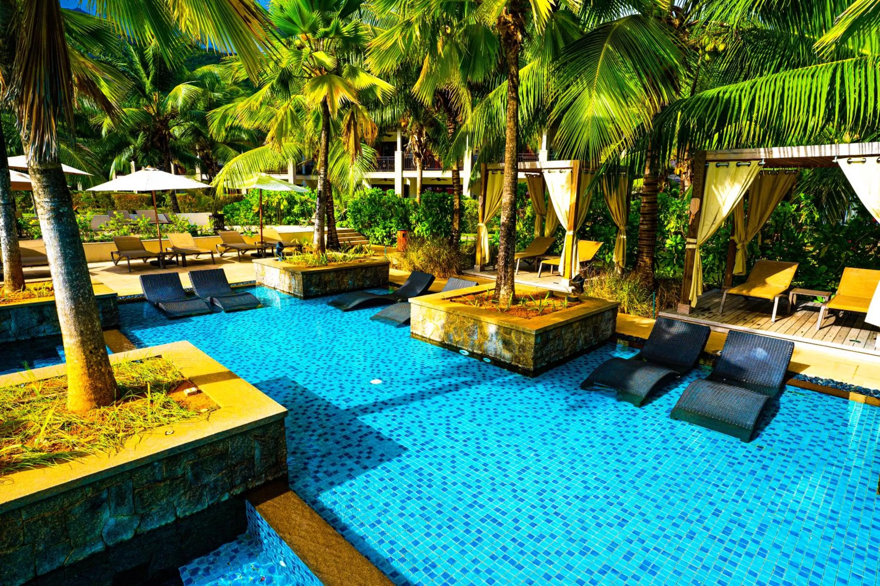 Swimming pool in STORY Seychelles