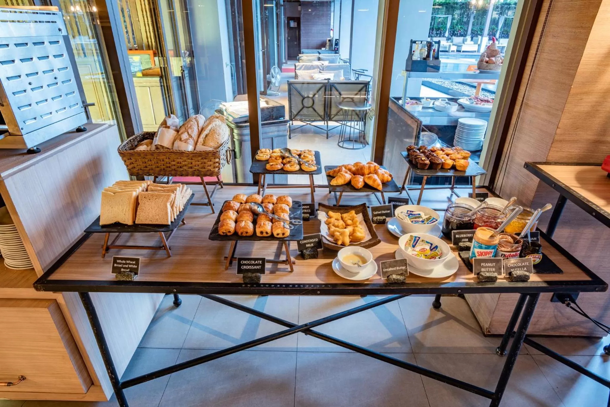 Buffet breakfast in Riva Surya Bangkok