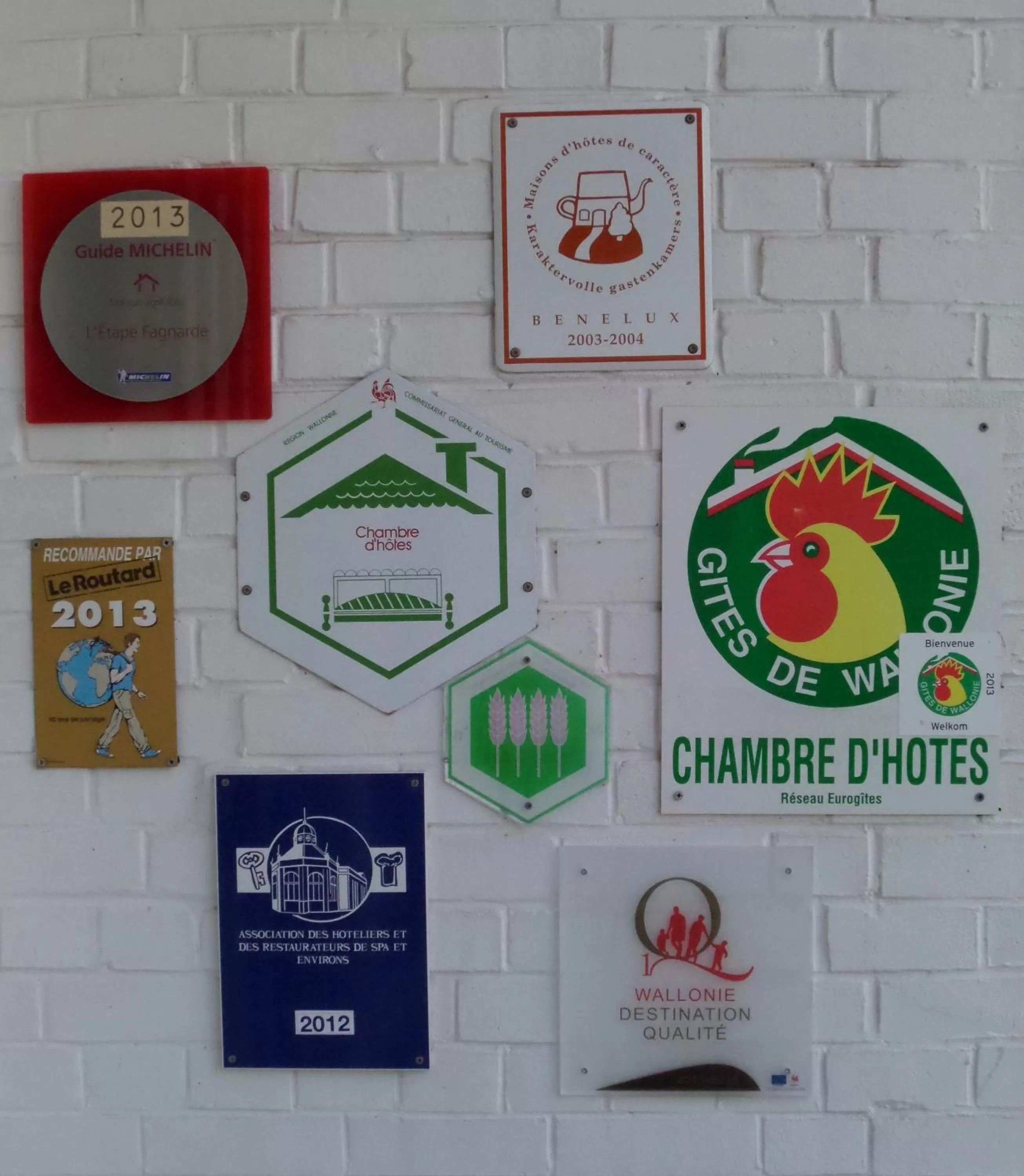 Logo/Certificate/Sign, Floor Plan in L'Étape Fagnarde - Bed, Breakfast & Sauna