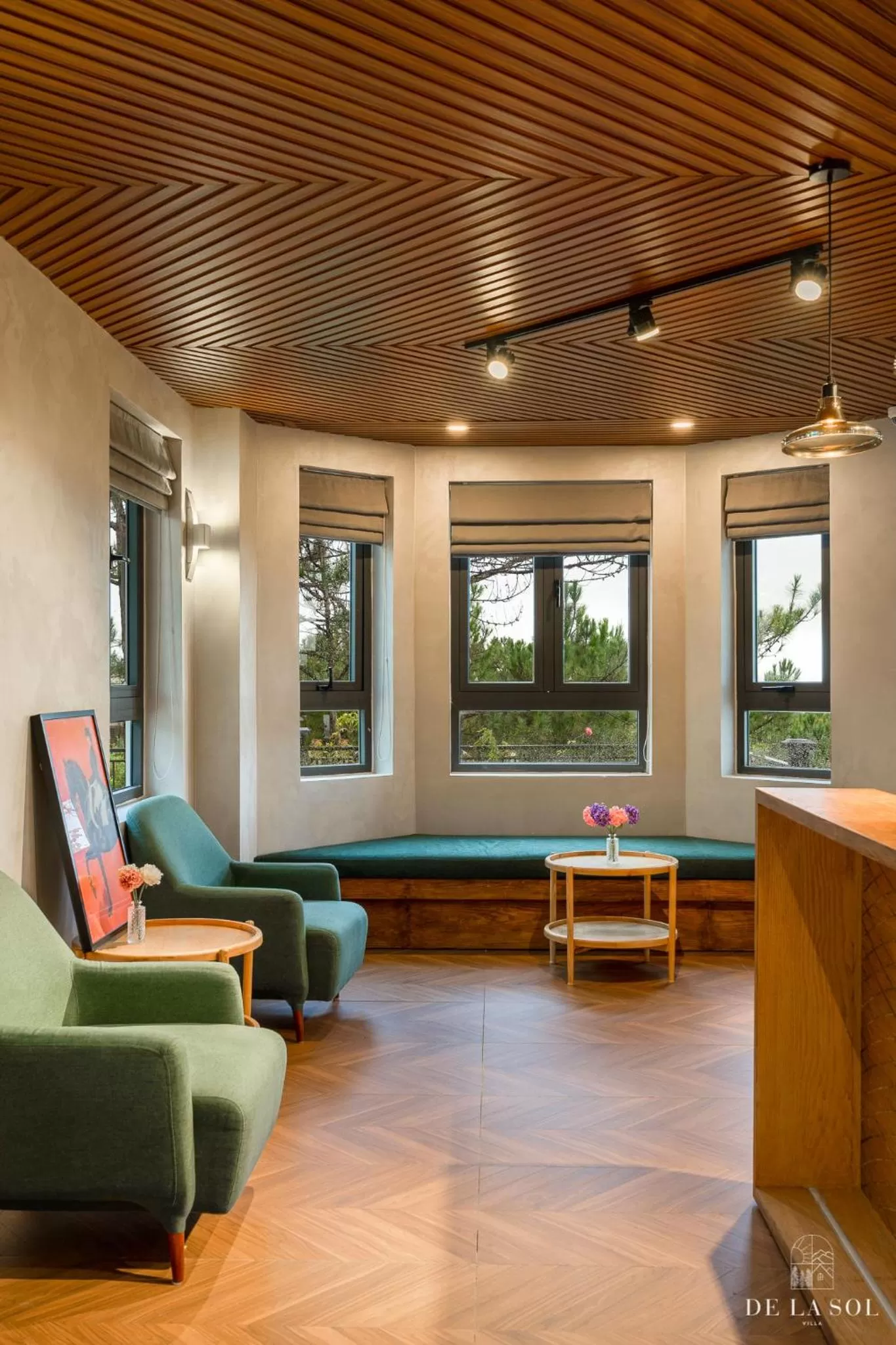 Seating area in De La Sol Villa Dalat