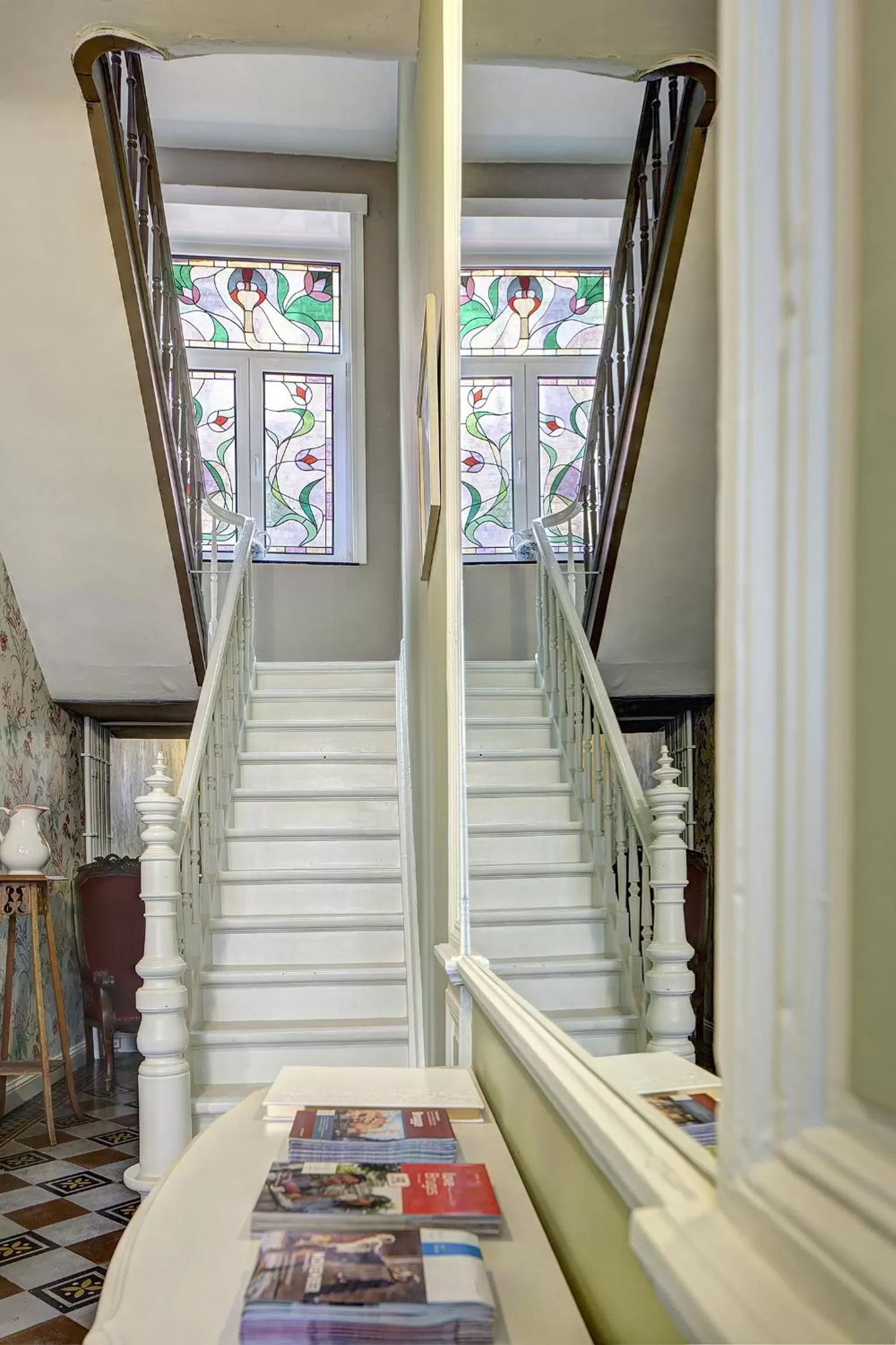 Lobby or reception in B&B In Bruges