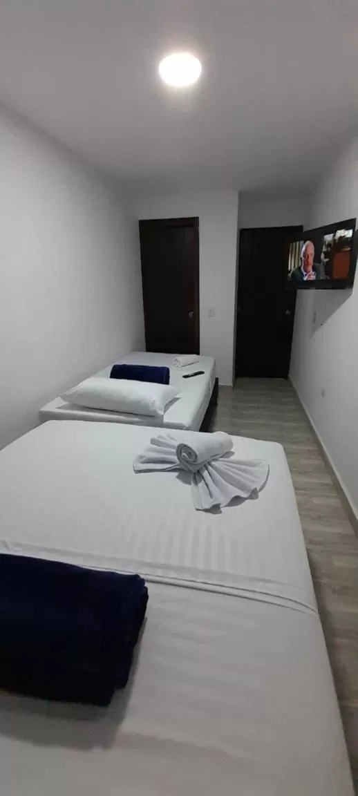 Bed in Hotel Caldas Real