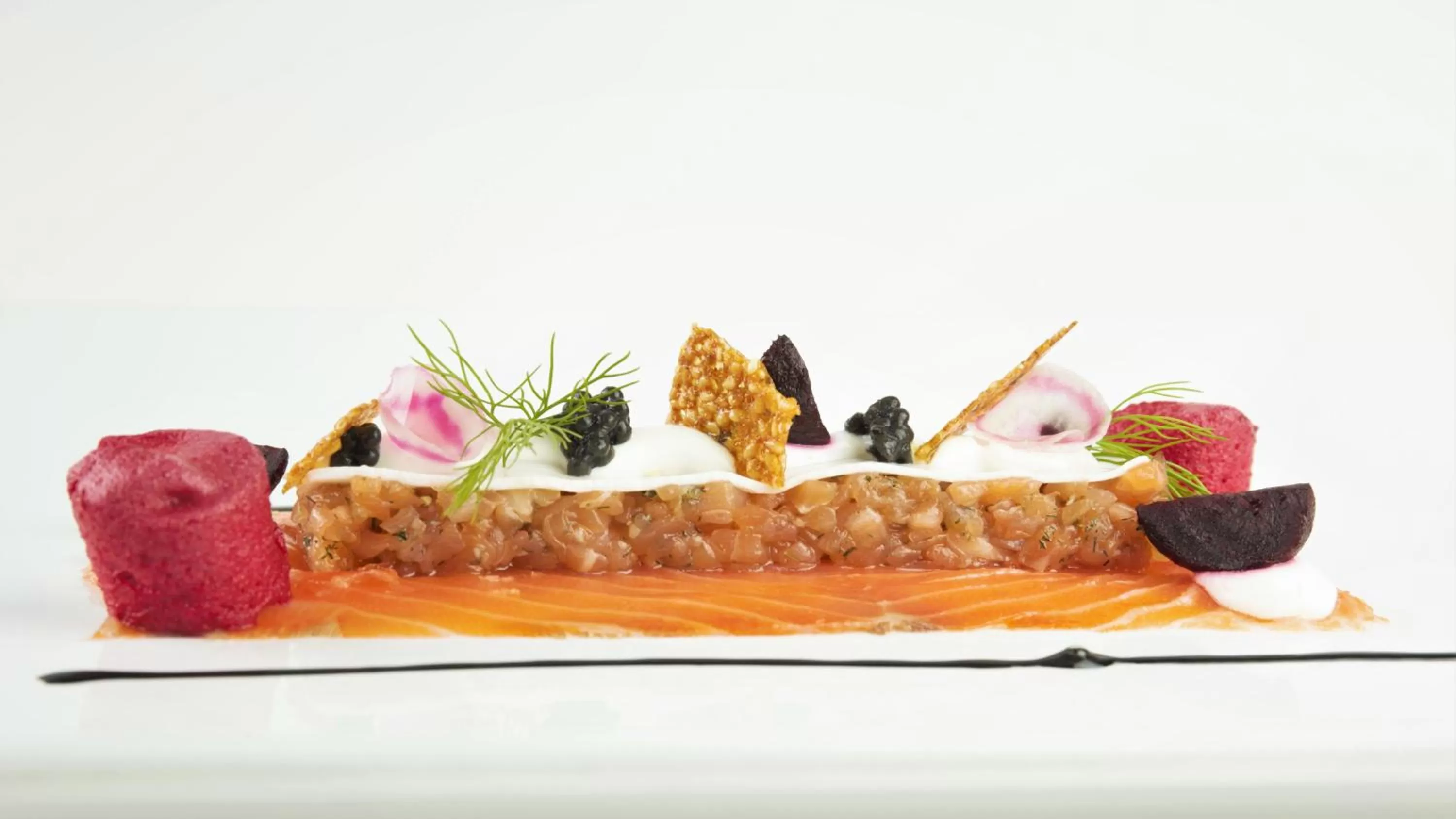 Food close-up in Fletcher Hotel-Restaurant Oud London