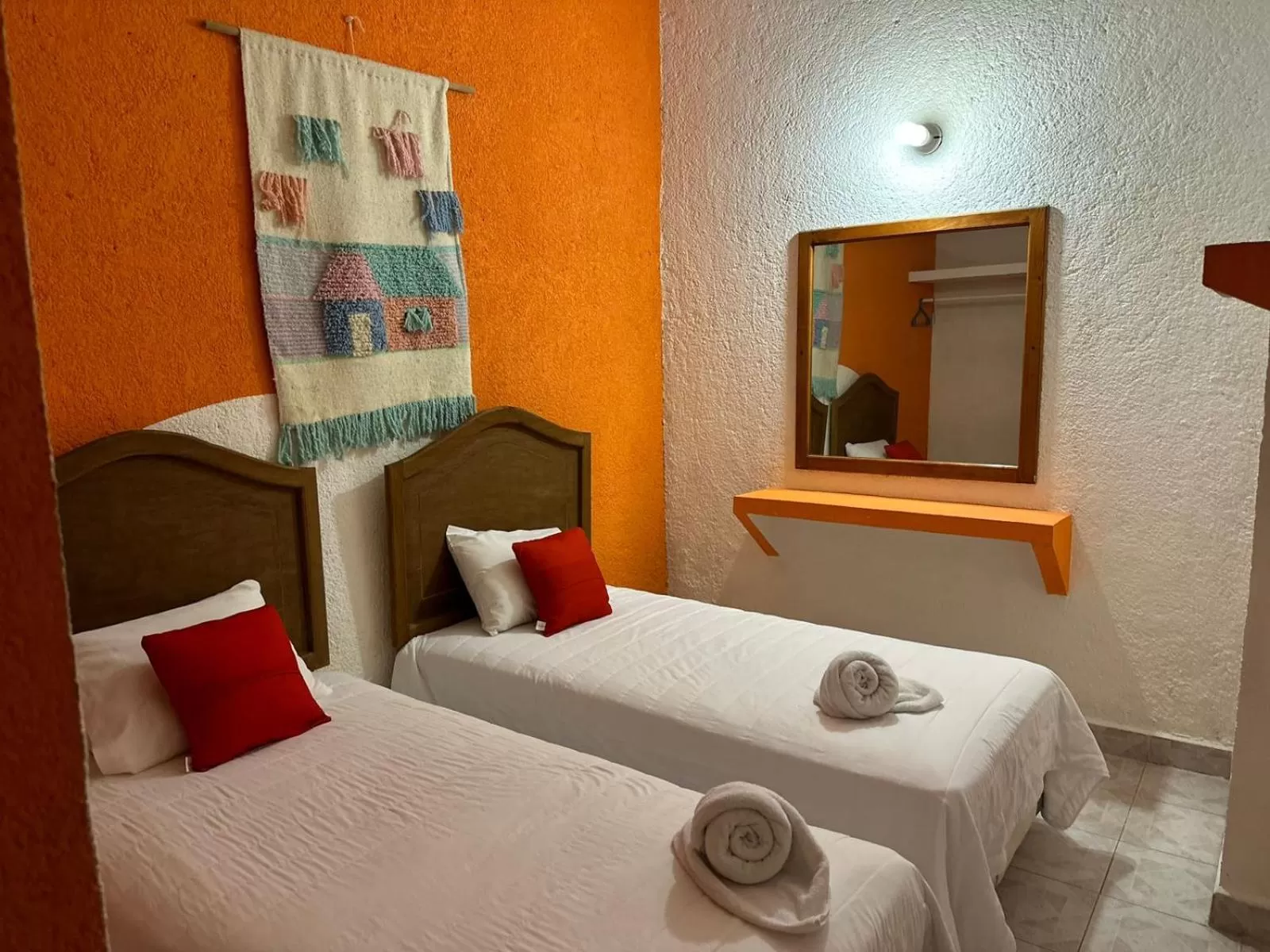 Bed in Hotel Bello Sol Caribe