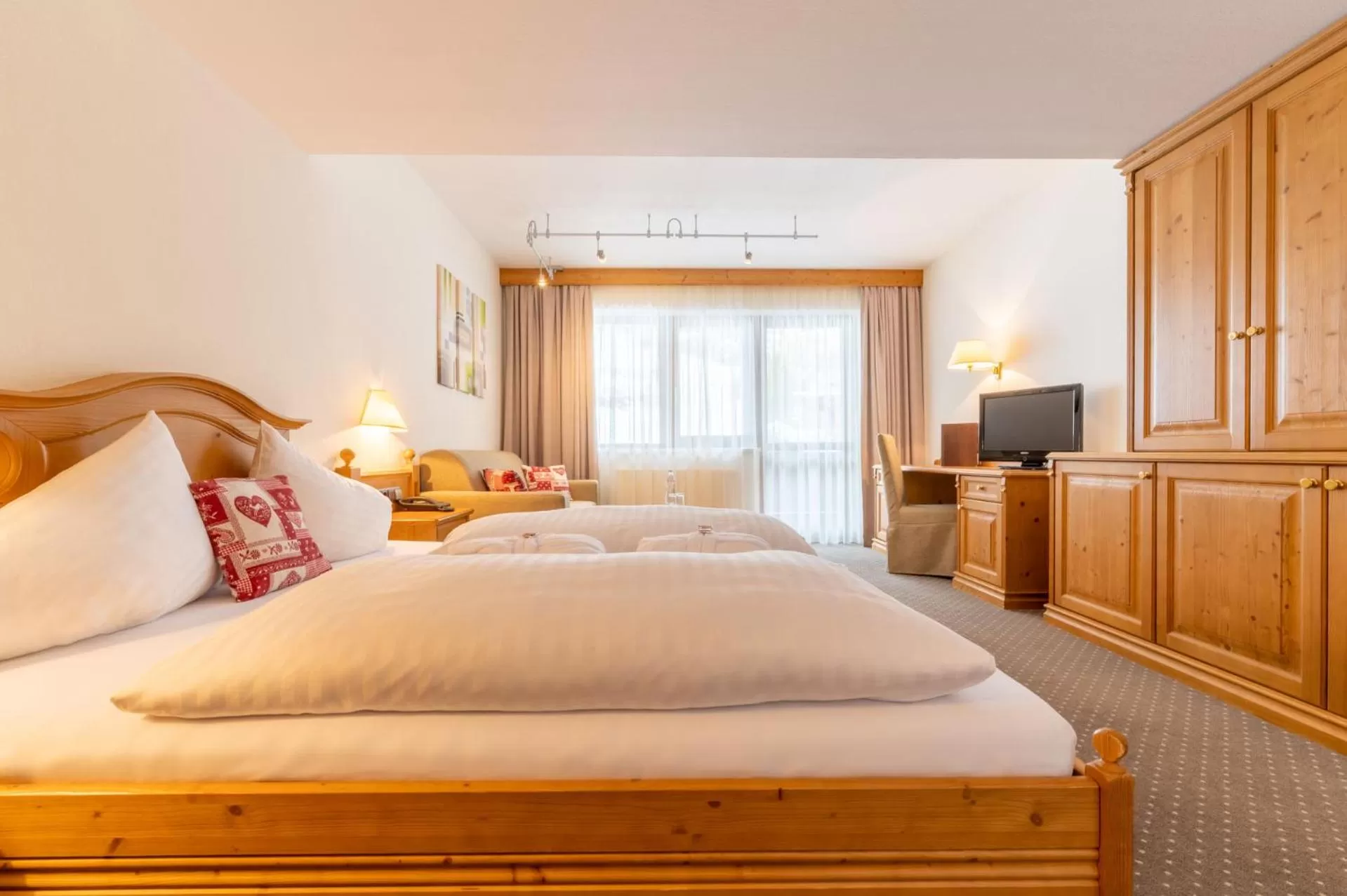 Bed in Sporthotel Cristall