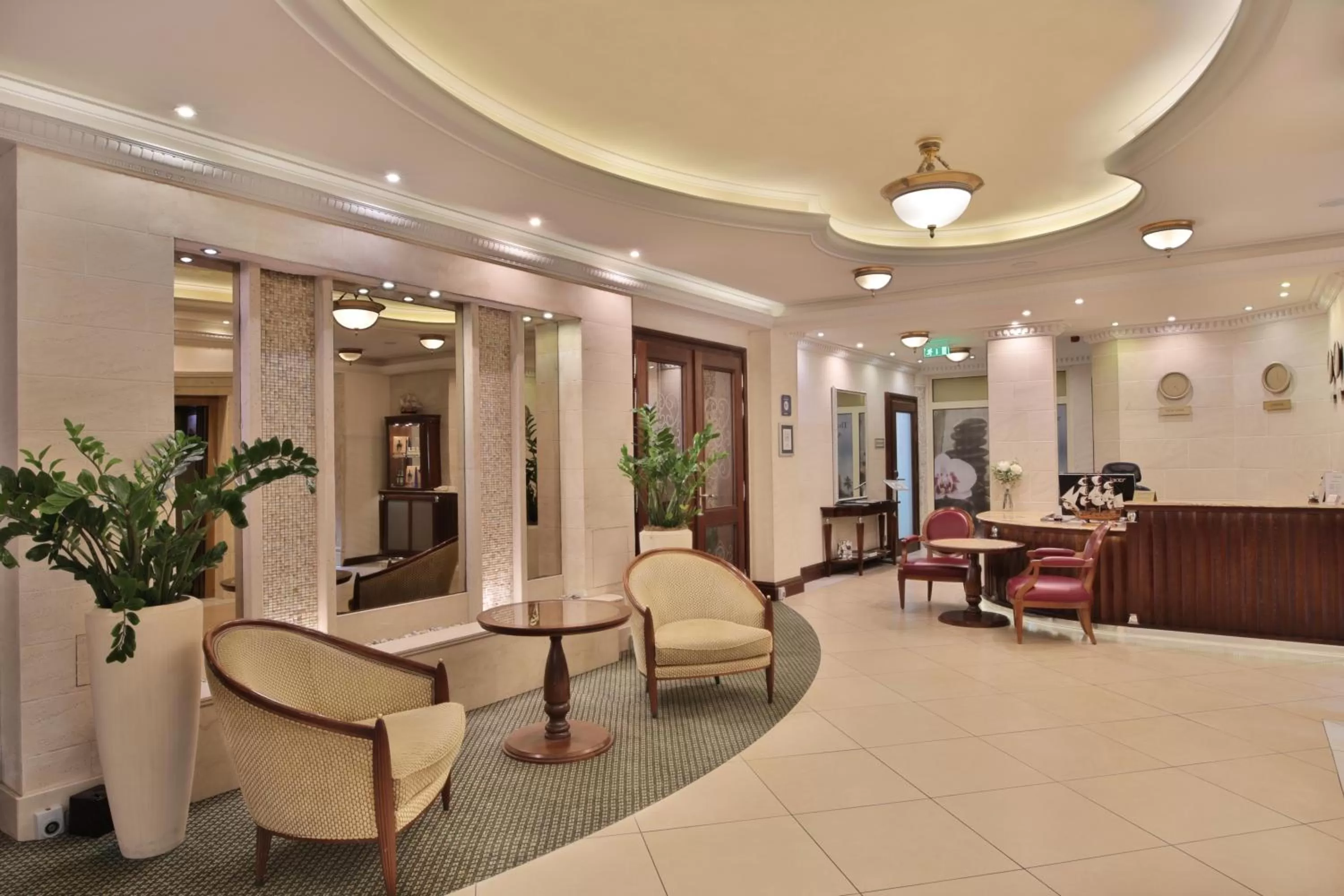 Lobby or reception in Retro Riverside Wellness Resort