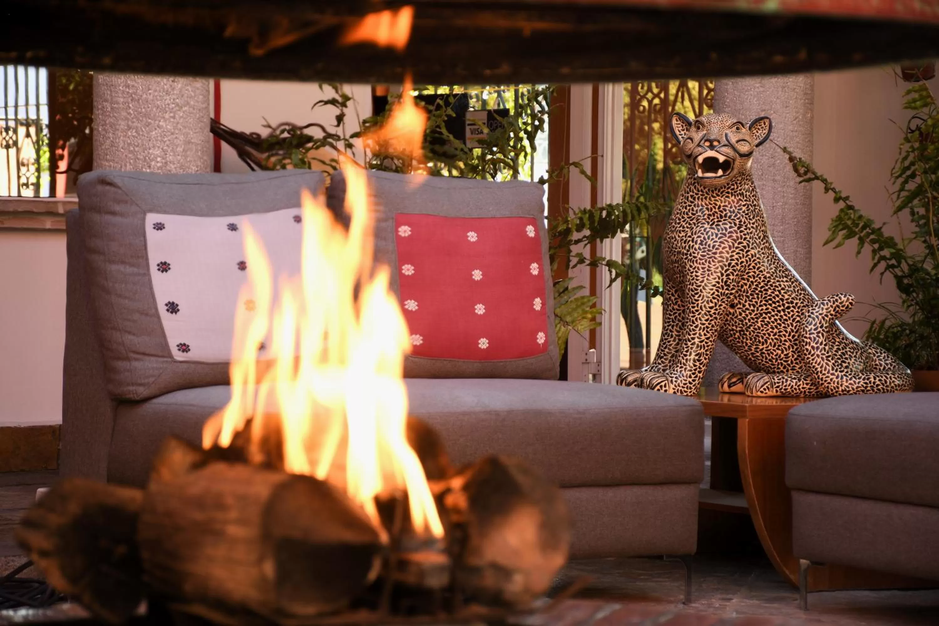 Lobby or reception in Hotel Villa Mercedes San Cristobal